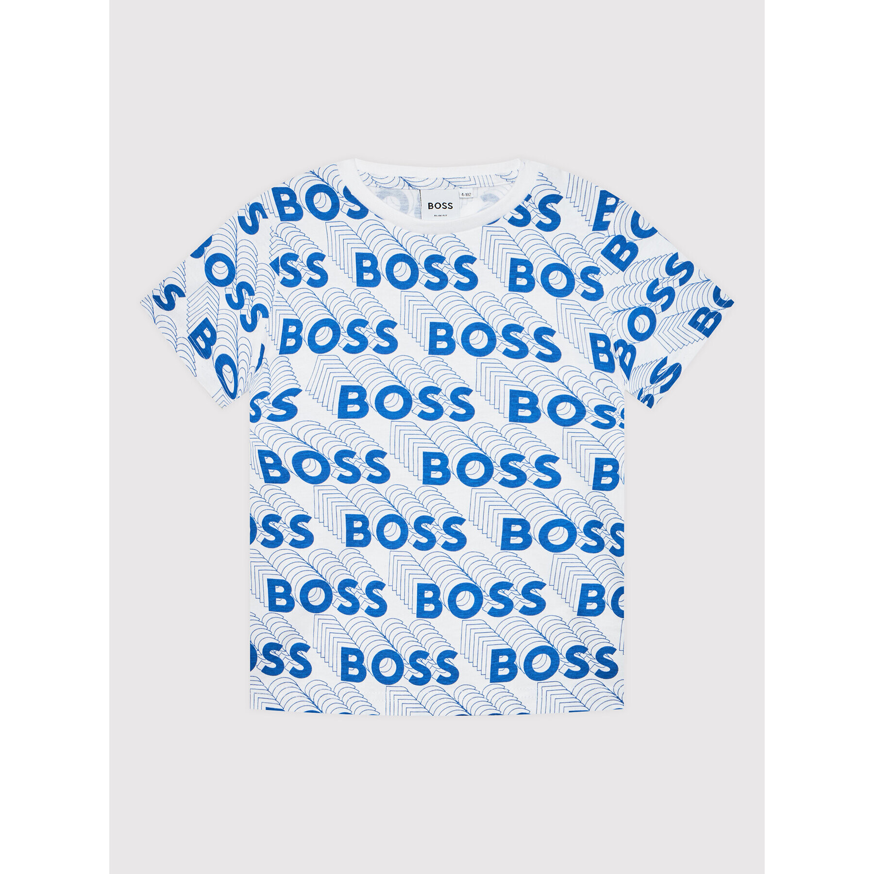 Boss T-Shirt J25N55 D Bílá Slim Fit - Pepit.cz