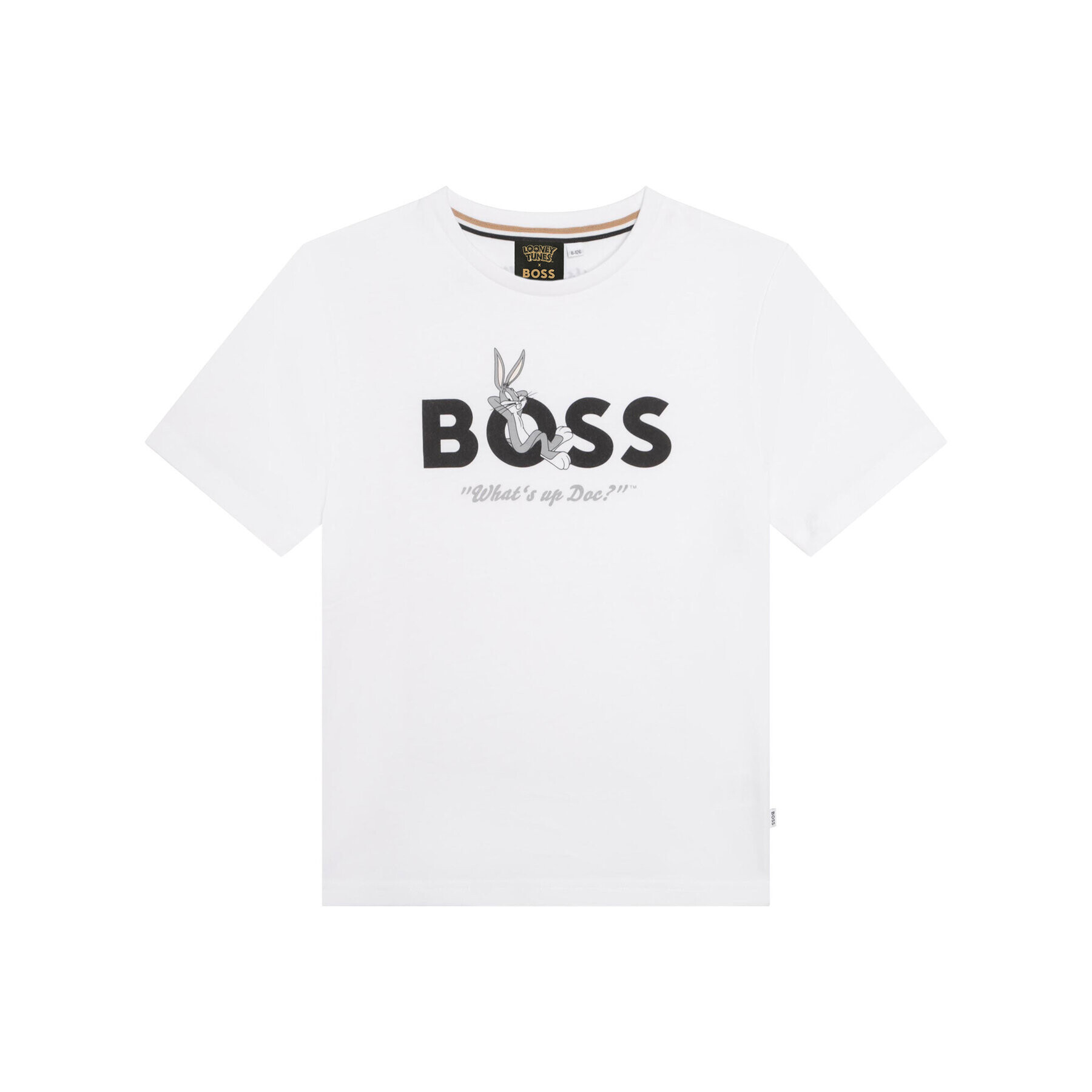 Boss T-Shirt J25O22 M Bílá Regular Fit - Pepit.cz