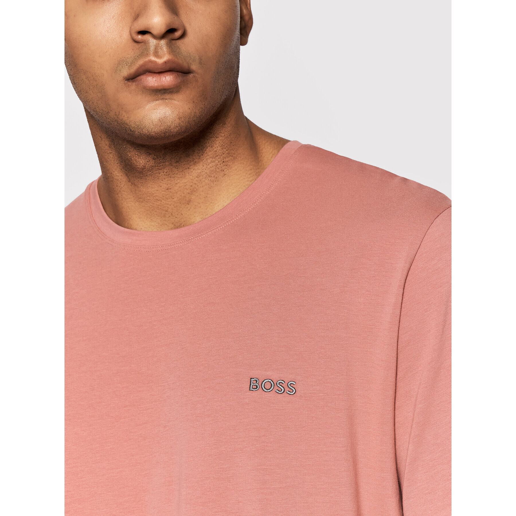 Boss T-Shirt Mix&Match 50469605 Růžová Regular Fit - Pepit.cz