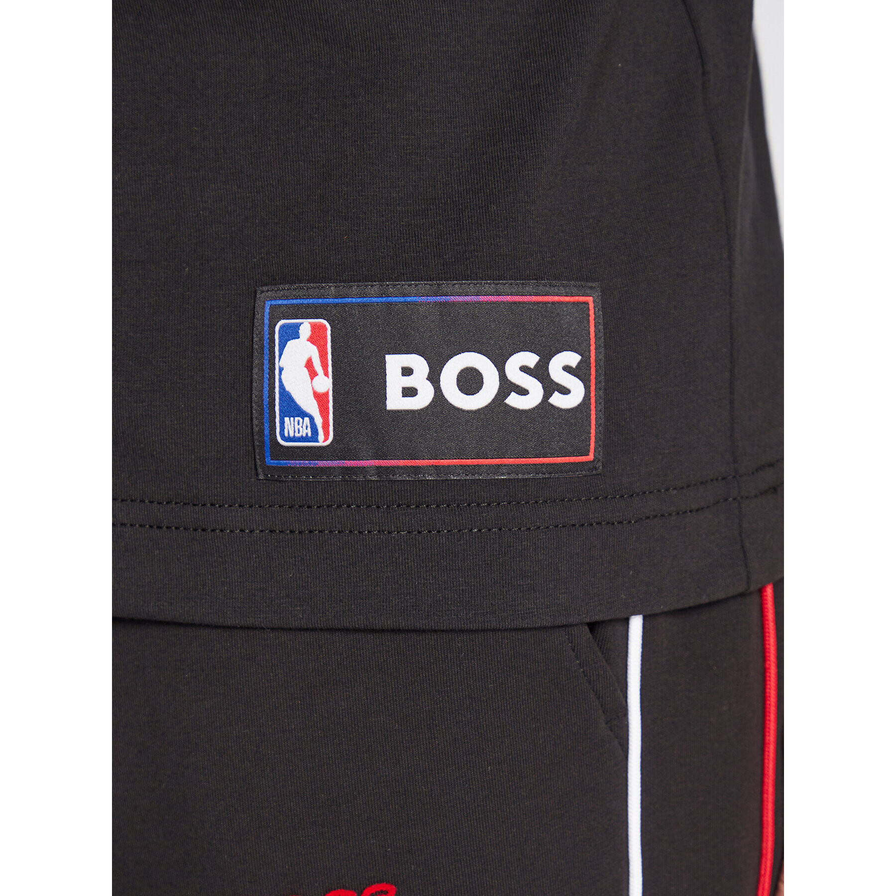 Boss T-Shirt NBA T_Basket_4 50477424 Černá Regular Fit - Pepit.cz