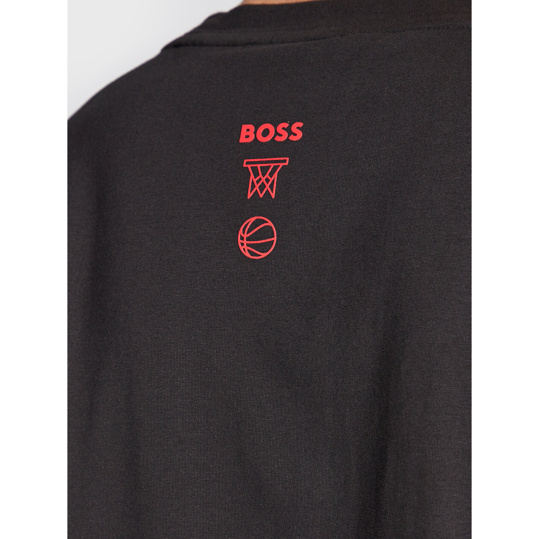 Boss T-Shirt NBA T_Basket_4 50477424 Černá Regular Fit - Pepit.cz