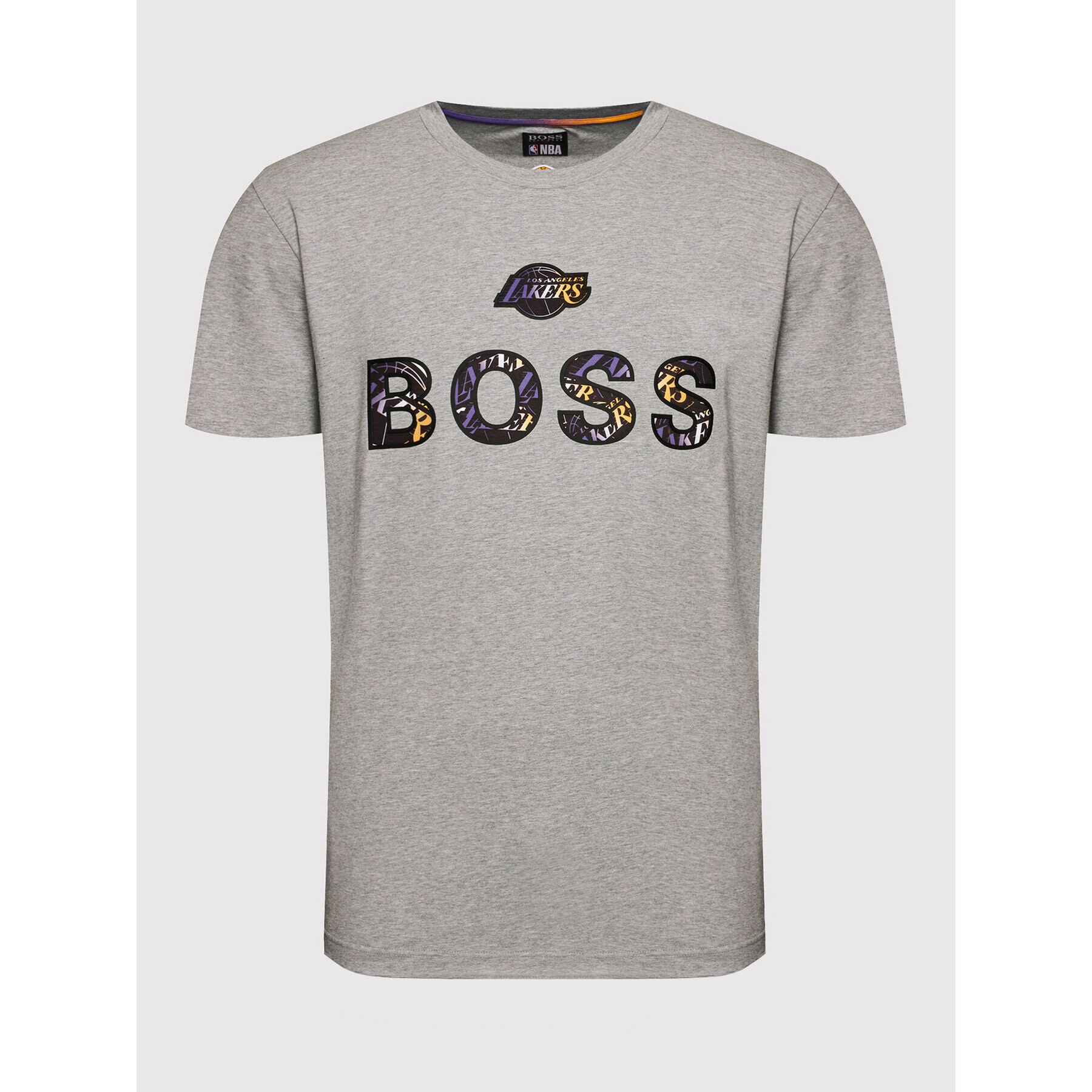 Boss T-Shirt NBA TBasket_2 50461962 Šedá Relaxed Fit - Pepit.cz