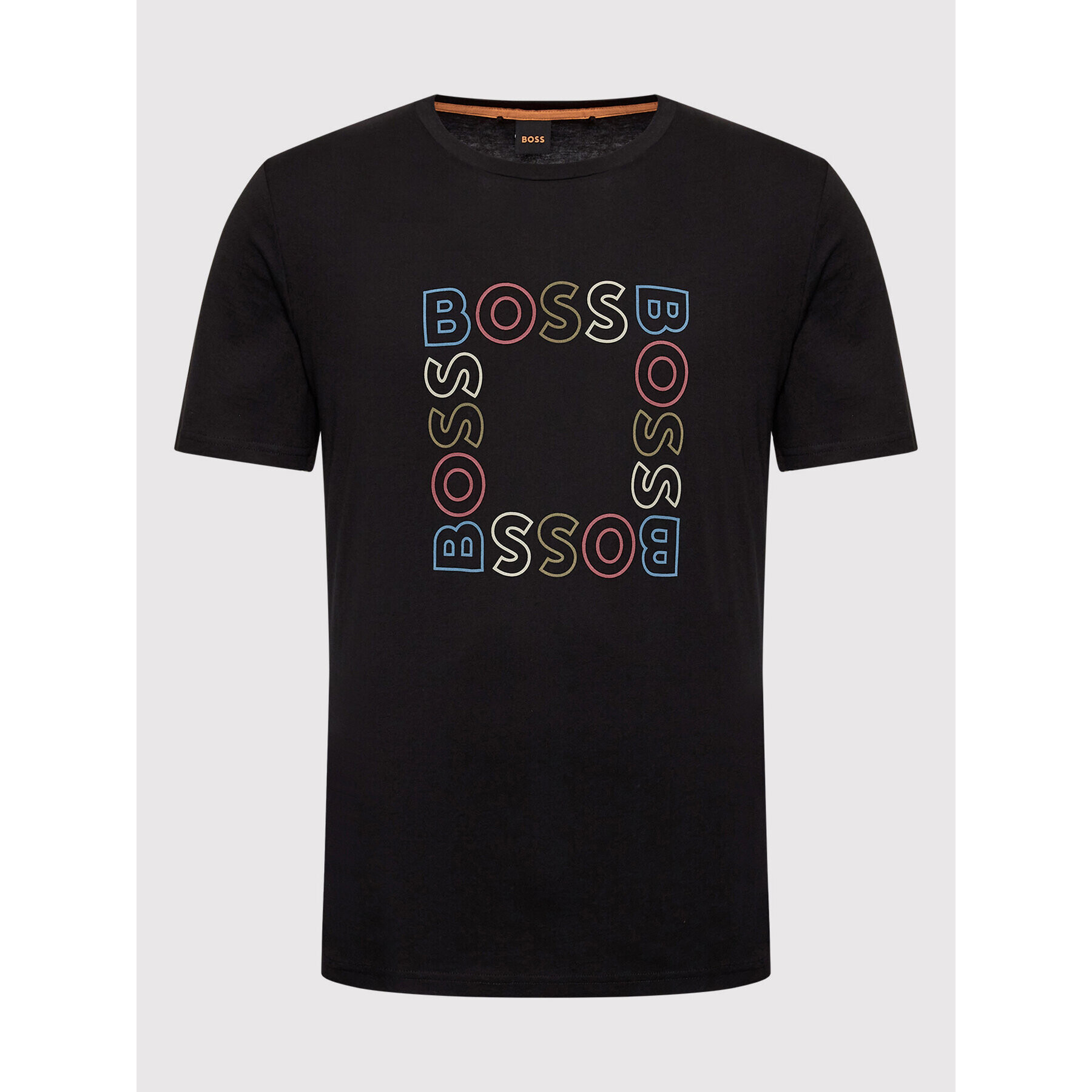 Boss T-Shirt Square 50481910 Černá Casual Fit - Pepit.cz