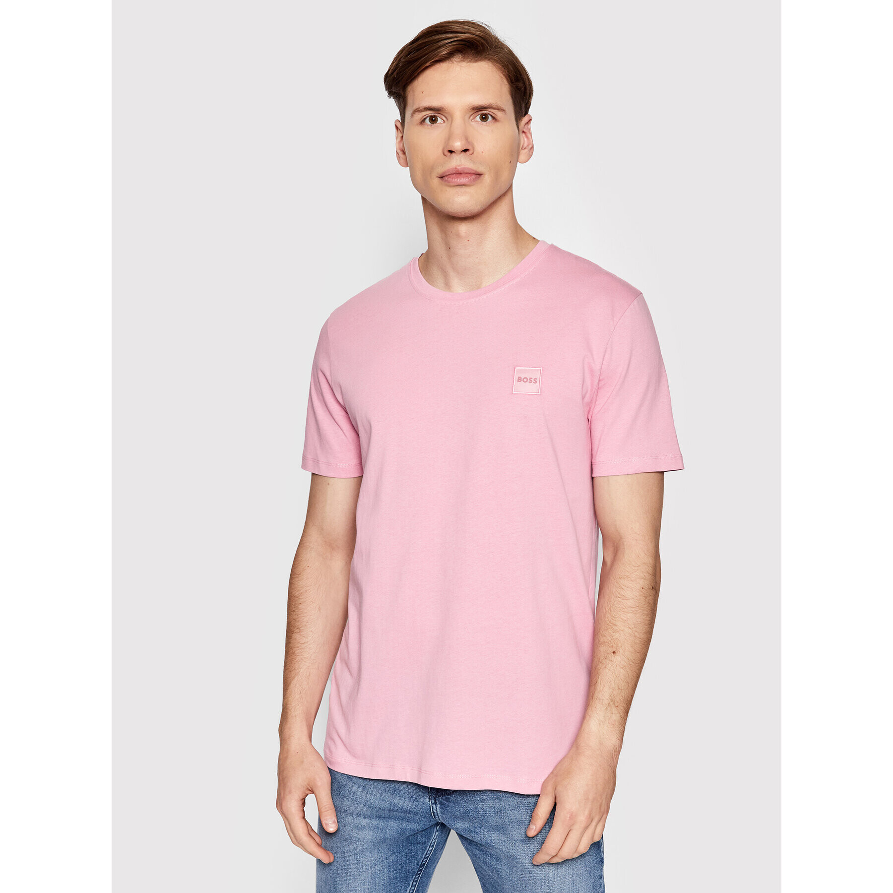 Boss T-Shirt Tales 50472584 Růžová Relaxed Fit - Pepit.cz