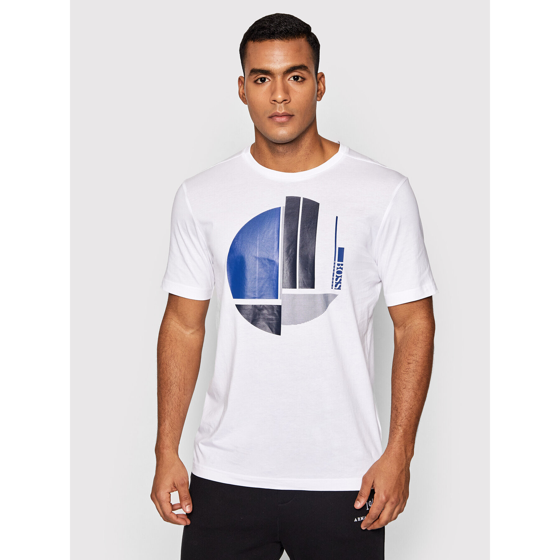 Boss T-Shirt Tee 1 50447947 Bílá Regular Fit - Pepit.cz