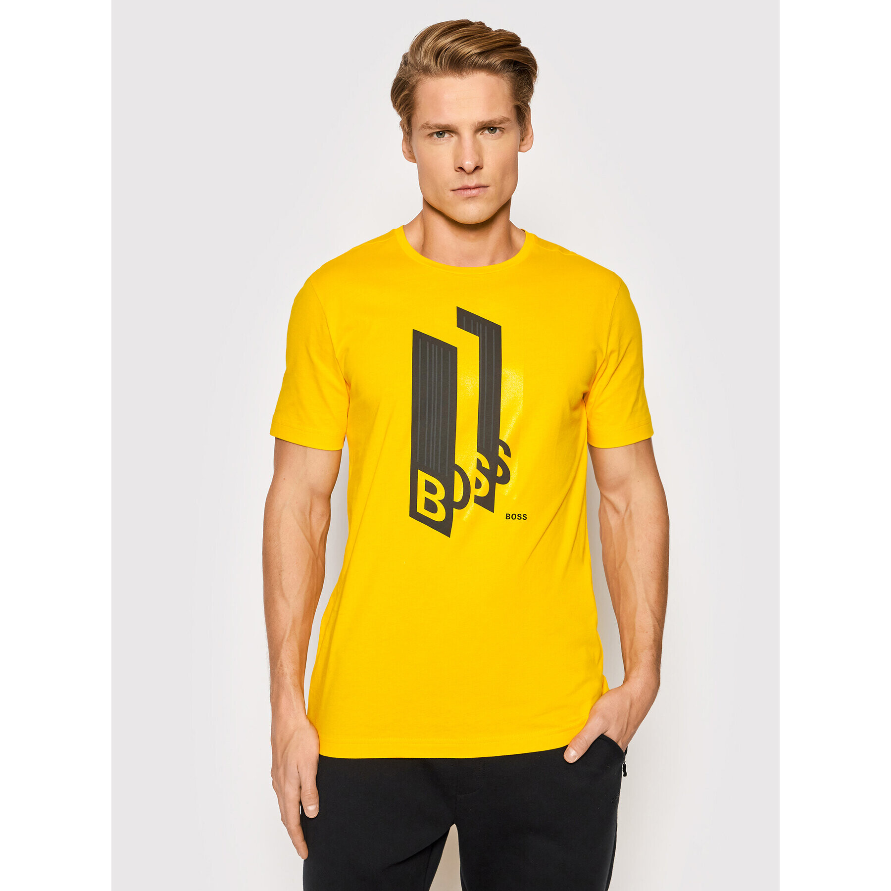 Boss T-Shirt Tee 2 50462873 Oranžová Regular Fit - Pepit.cz