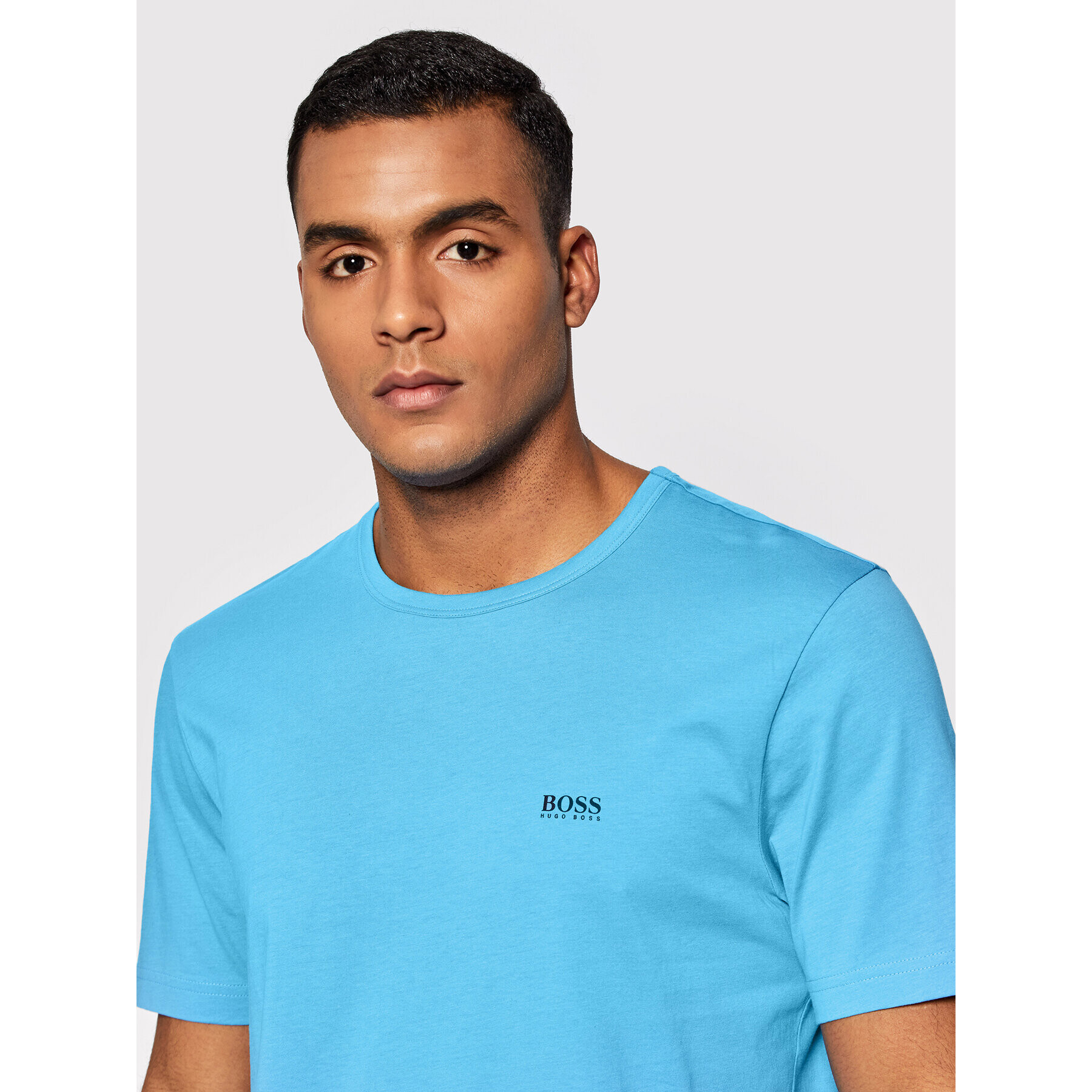 Boss T-Shirt Tee 50245195 Modrá Regular Fit - Pepit.cz