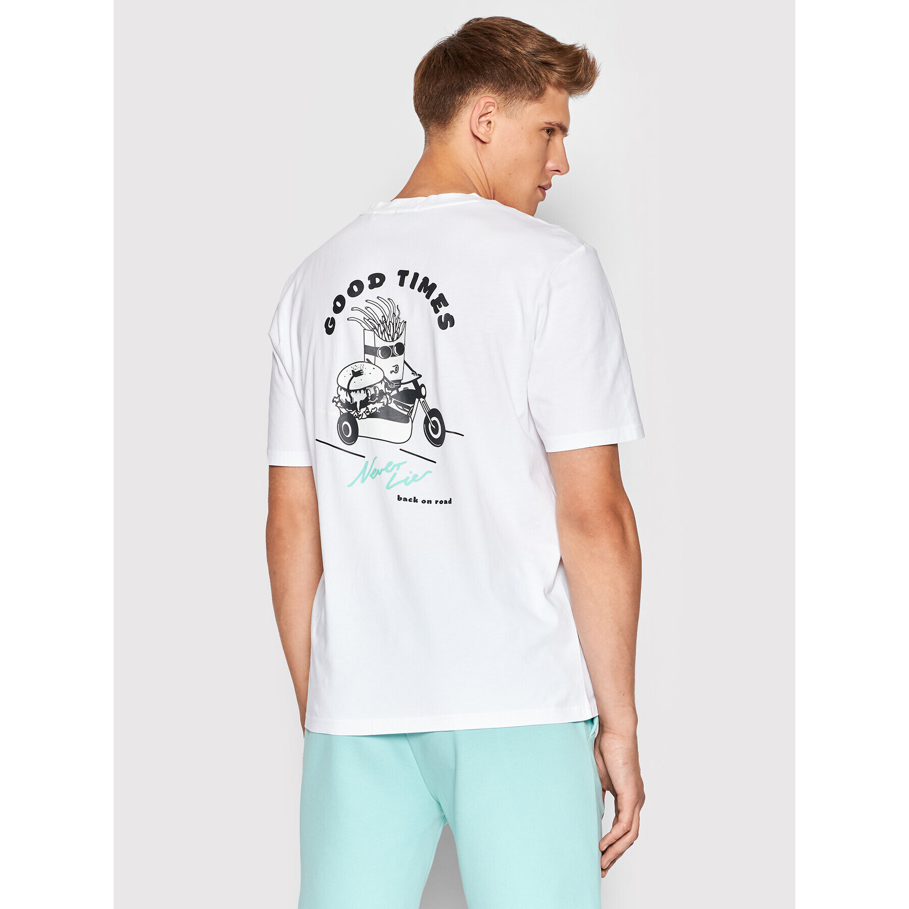 Boss T-Shirt TeeCartoon 50473065 Bílá Relaxed Fit - Pepit.cz