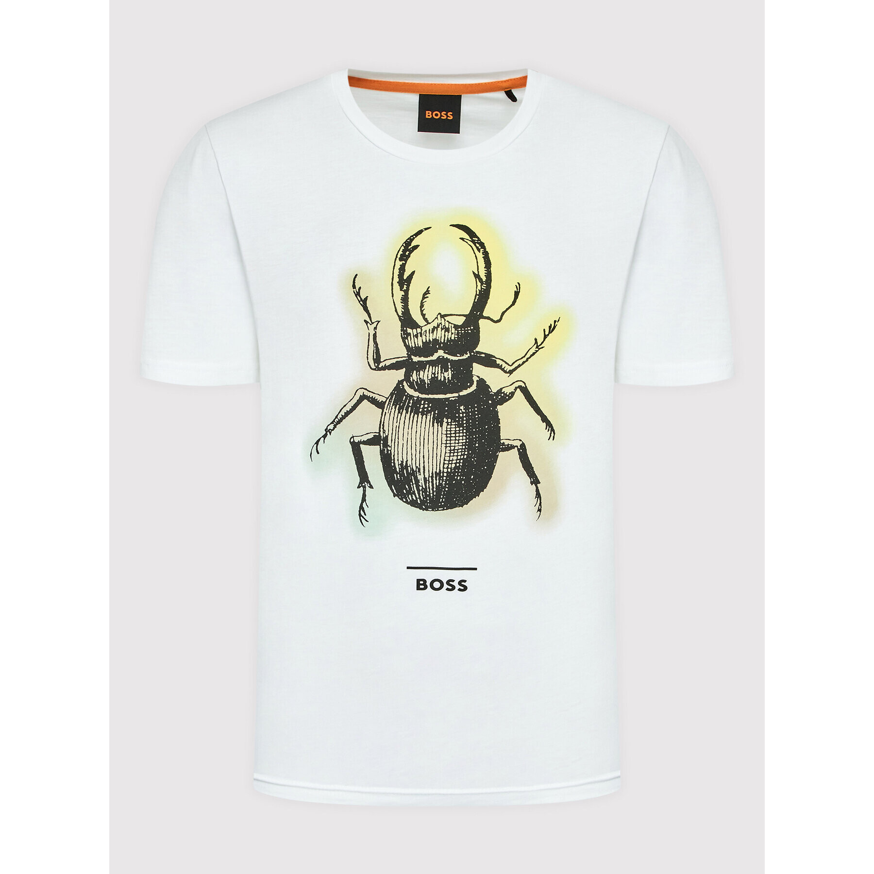 Boss T-Shirt Teecome 50481918 Bílá Regular Fit - Pepit.cz