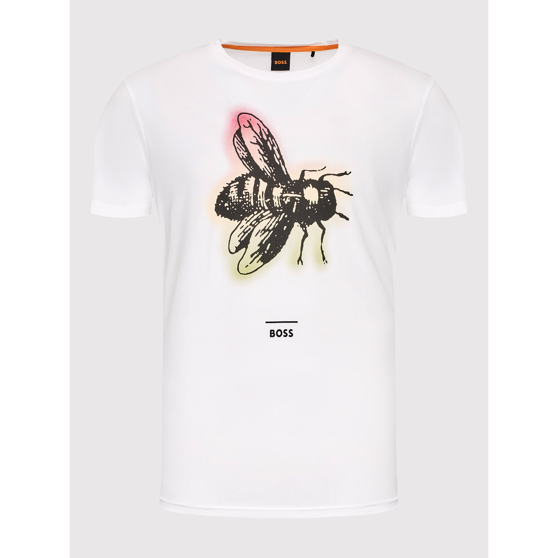 Boss T-Shirt Teecome 50481918 Bílá Regular Fit - Pepit.cz