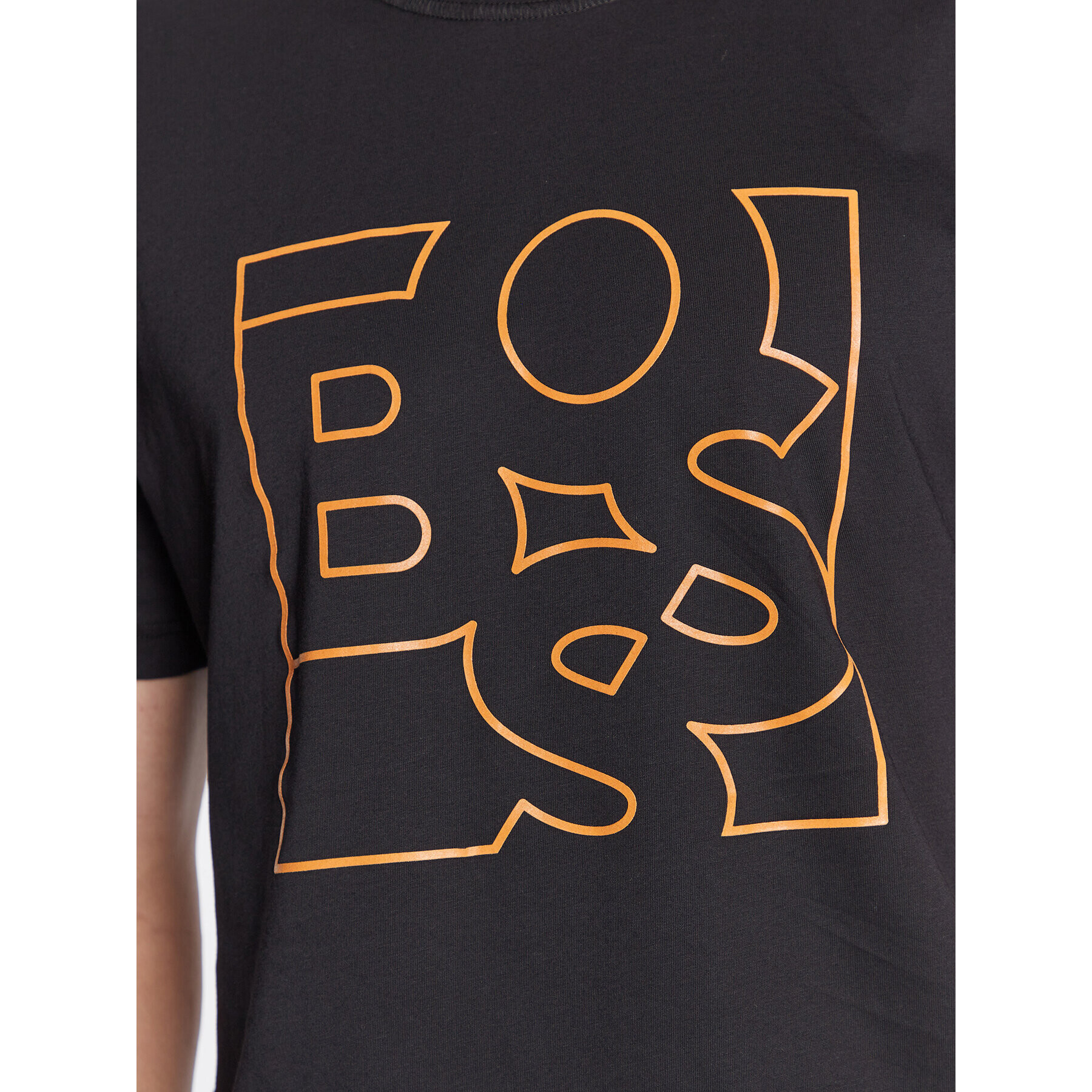 Boss T-Shirt Teetrury 2 50478776 Černá Relaxed Fit - Pepit.cz