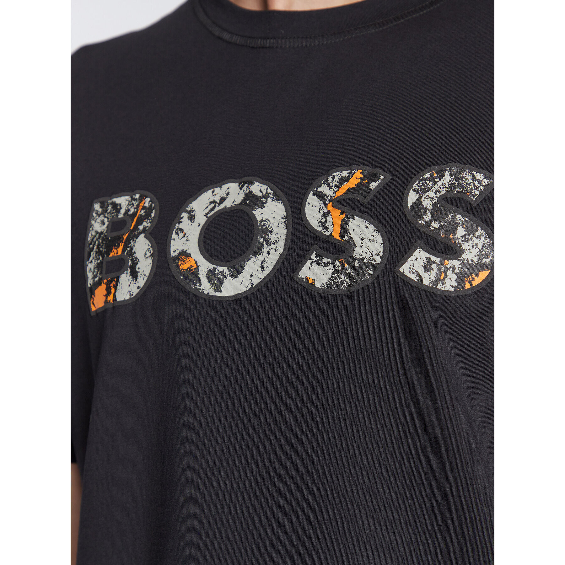 Boss T-Shirt Teetrury 2 50478776 Černá Relaxed Fit - Pepit.cz