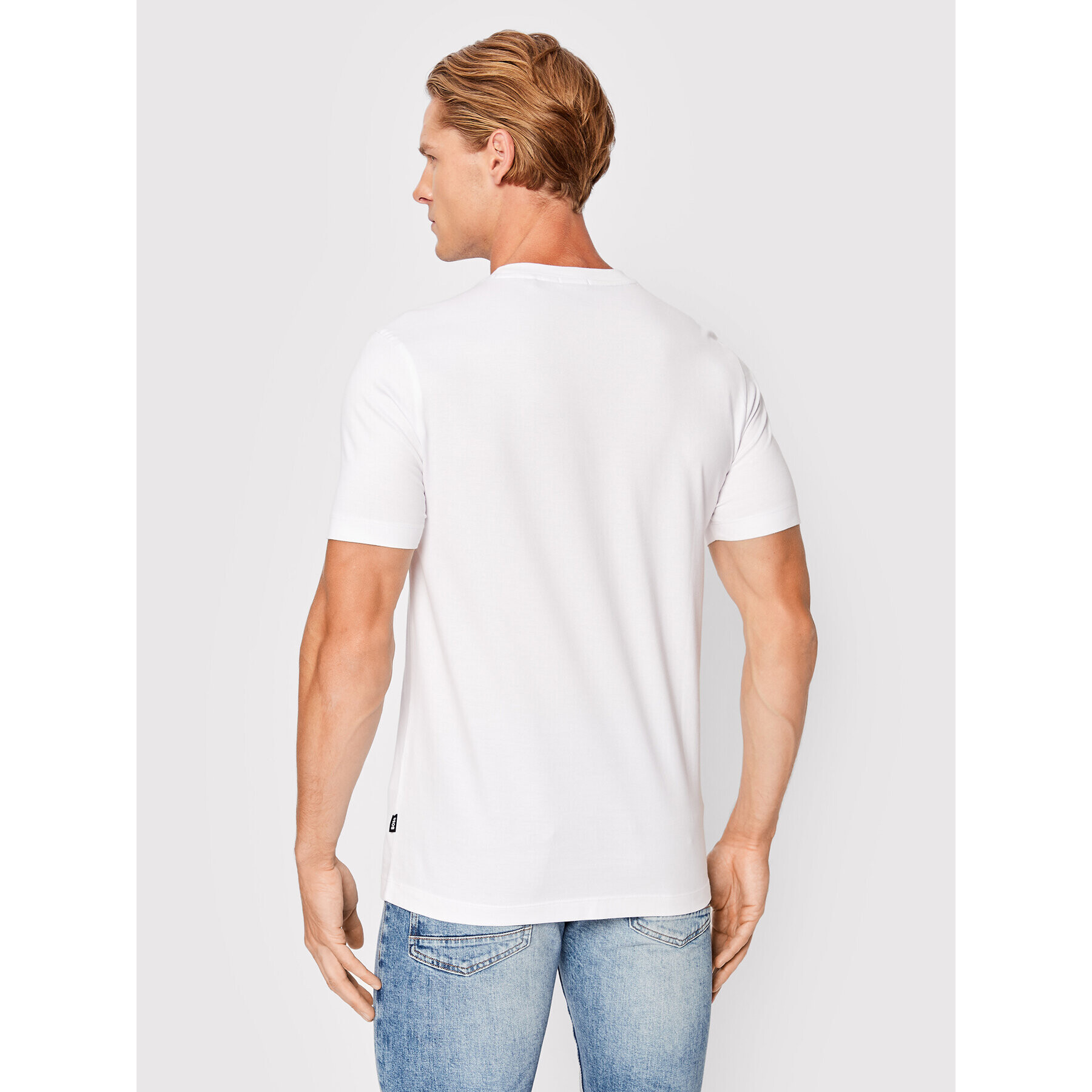 Boss T-Shirt Tessler 177 50482112 Bílá Slim Fit - Pepit.cz