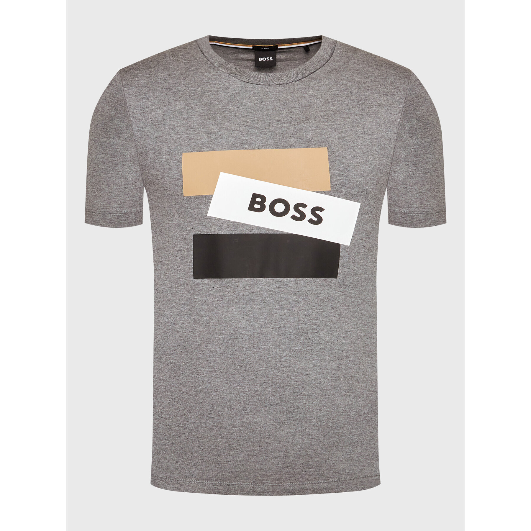 Boss T-Shirt Tessler 177 50482112 Šedá Slim Fit - Pepit.cz