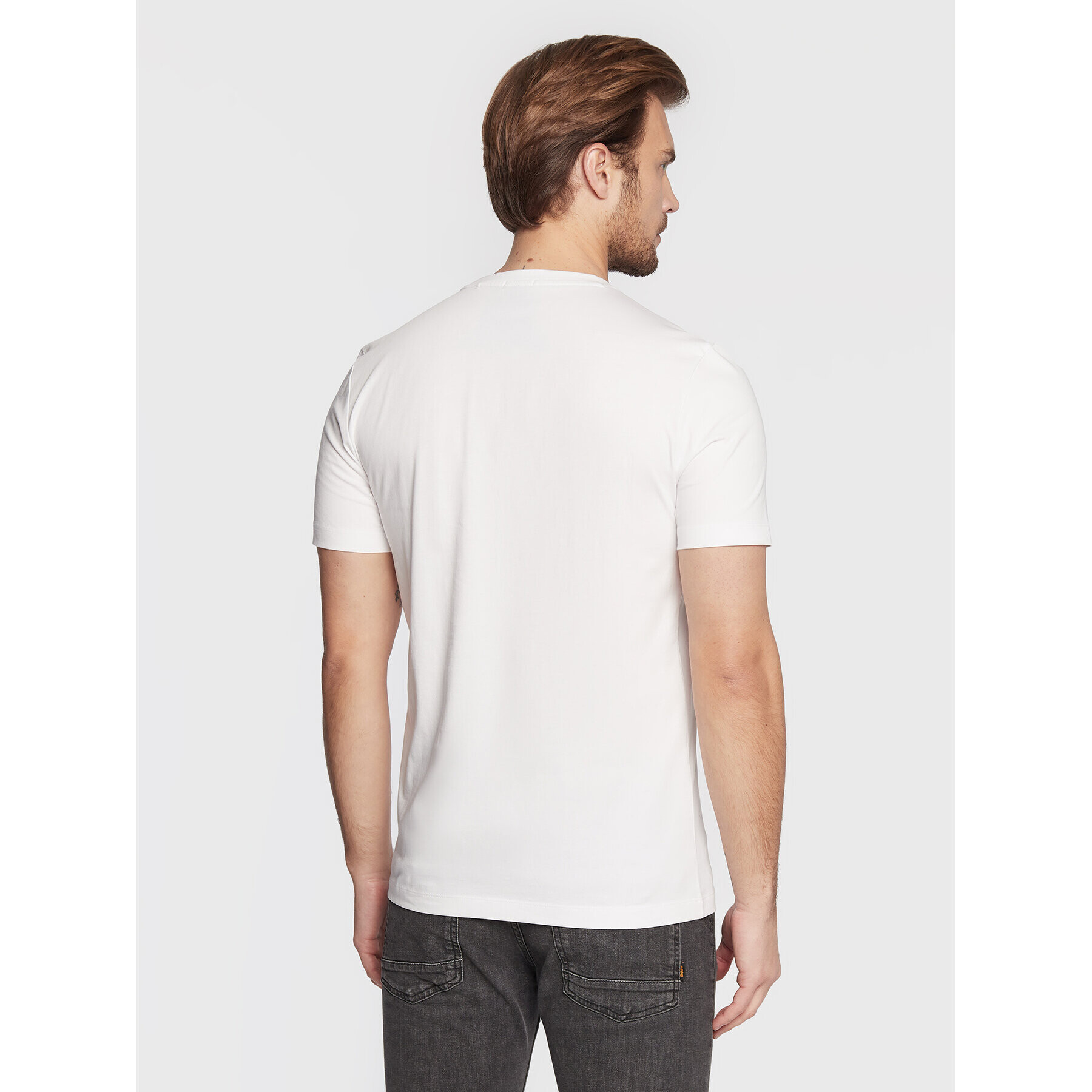 Boss T-Shirt Tessler 50476792 Bílá Slim Fit - Pepit.cz