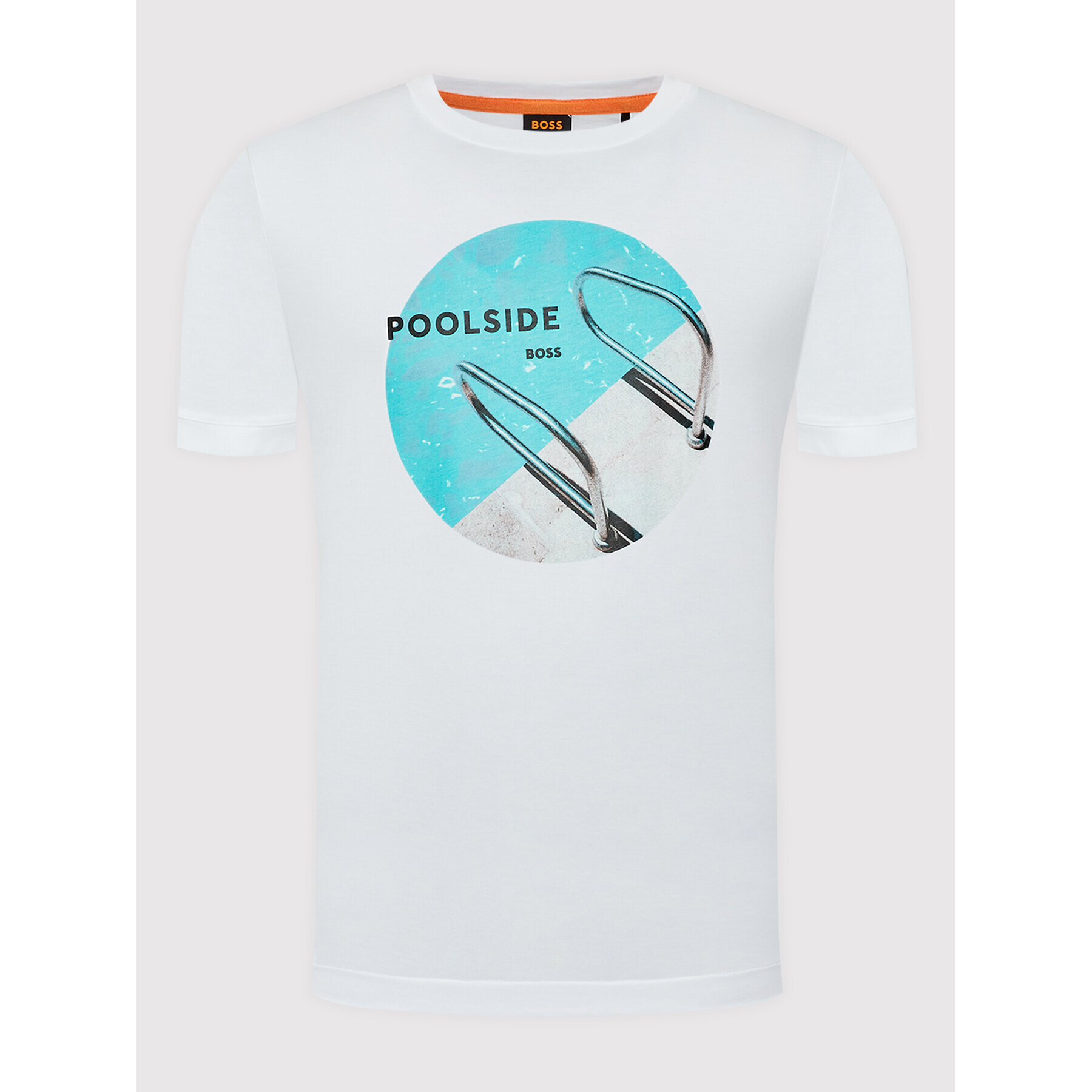 Boss T-Shirt Thinking 5 50472653 Bílá Regular Fit - Pepit.cz