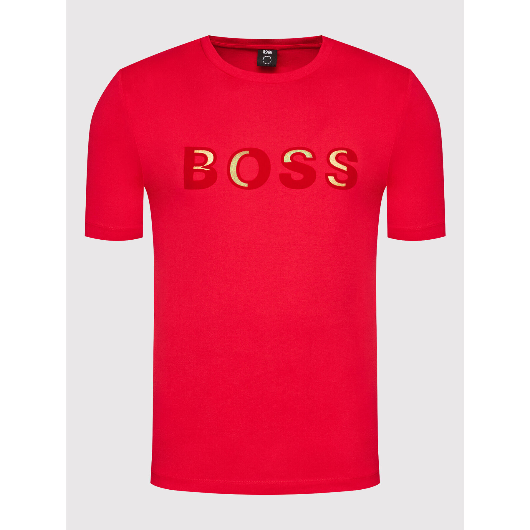 Boss T-Shirt Tiburt 273_LNY 50462724 Červená Regular Fit - Pepit.cz