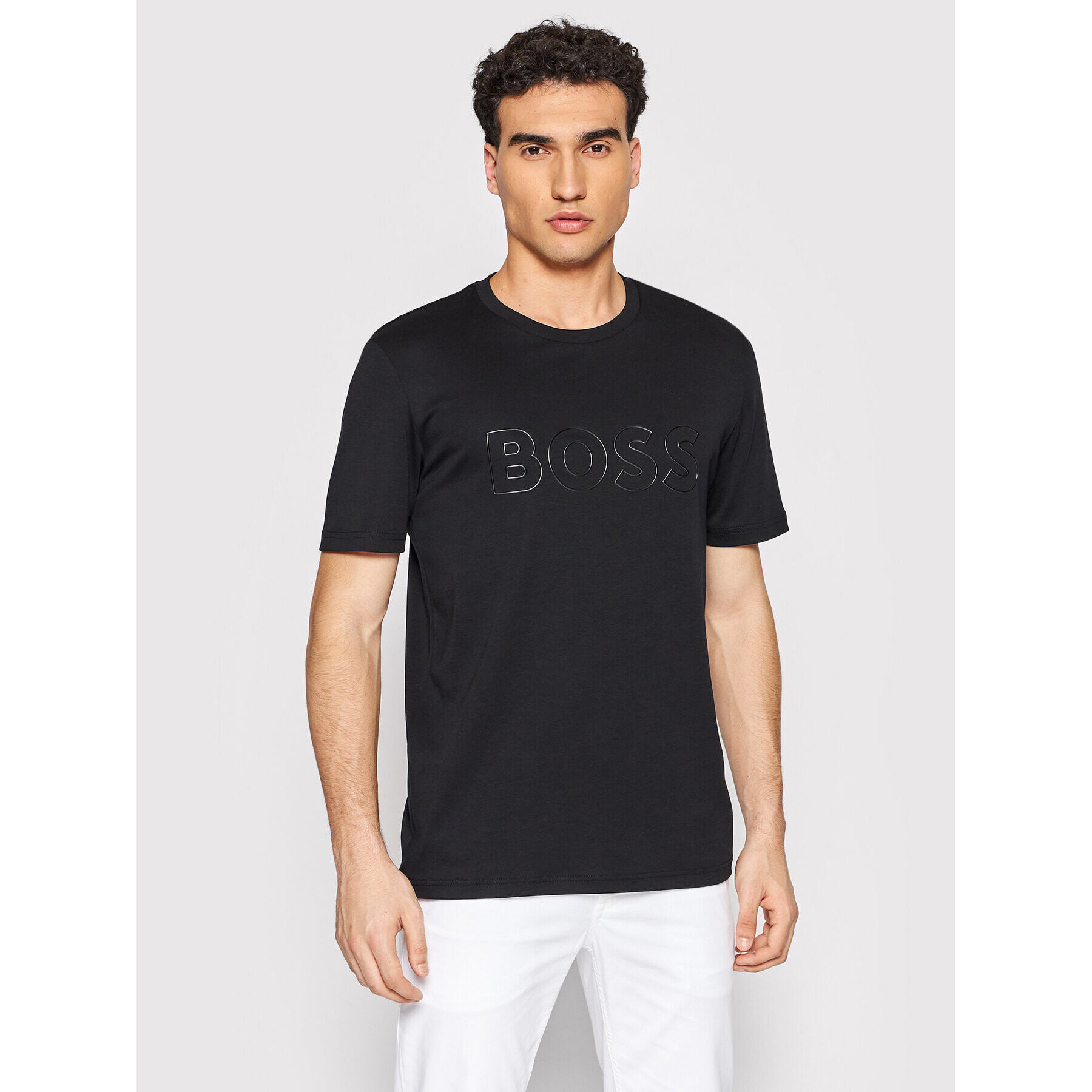 Boss T-Shirt Tiburt 279 50467106 Černá Regular Fit - Pepit.cz