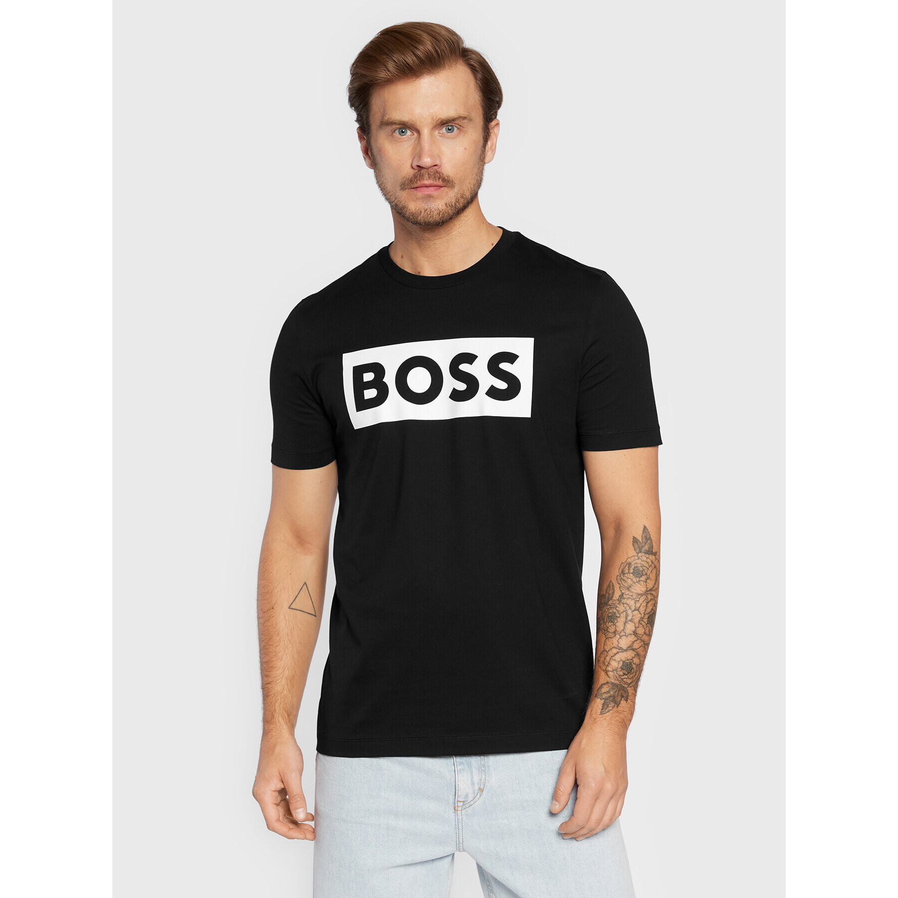 Boss T-Shirt Tiburt 292 50471696 Černá Regular Fit - Pepit.cz