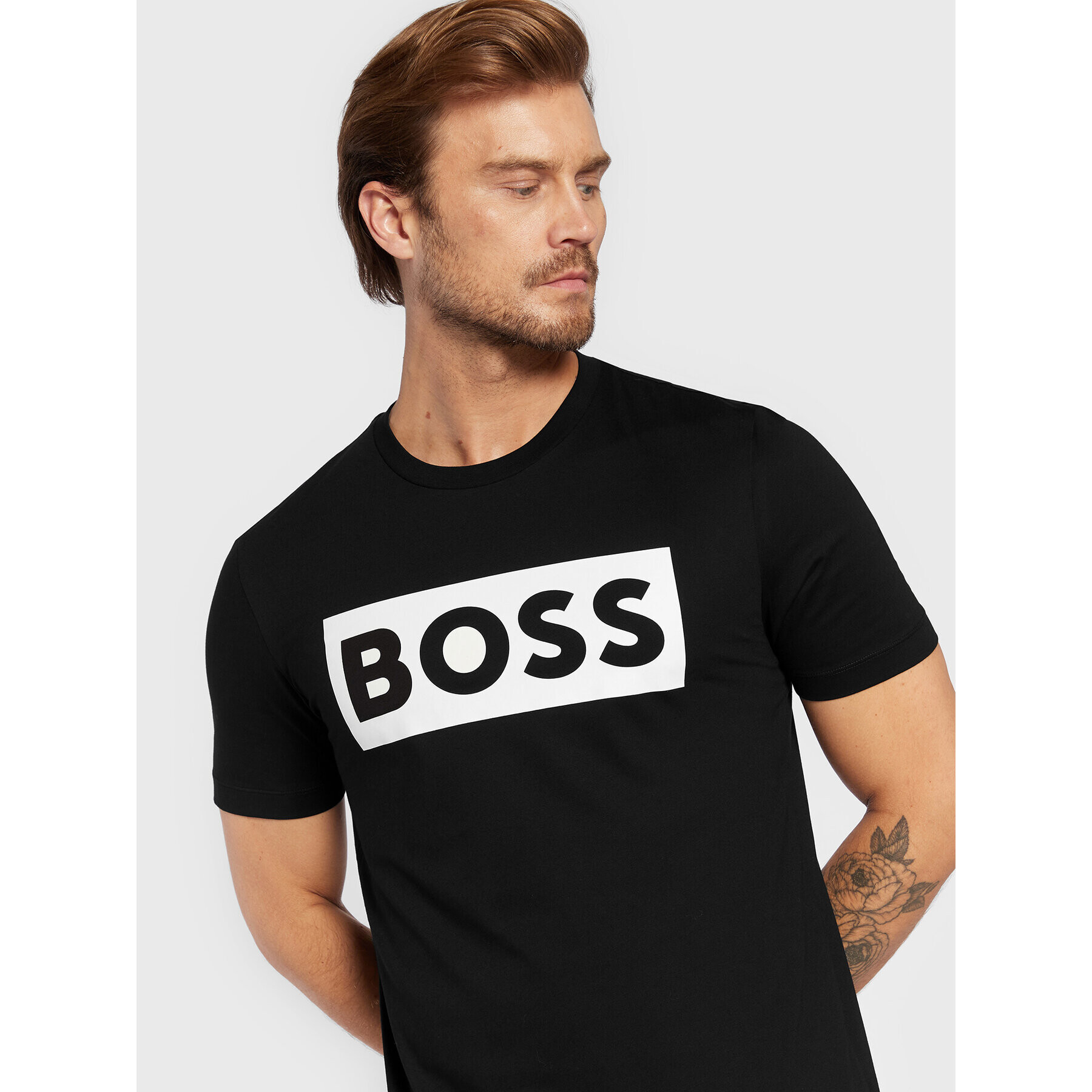 Boss T-Shirt Tiburt 292 50471696 Černá Regular Fit - Pepit.cz