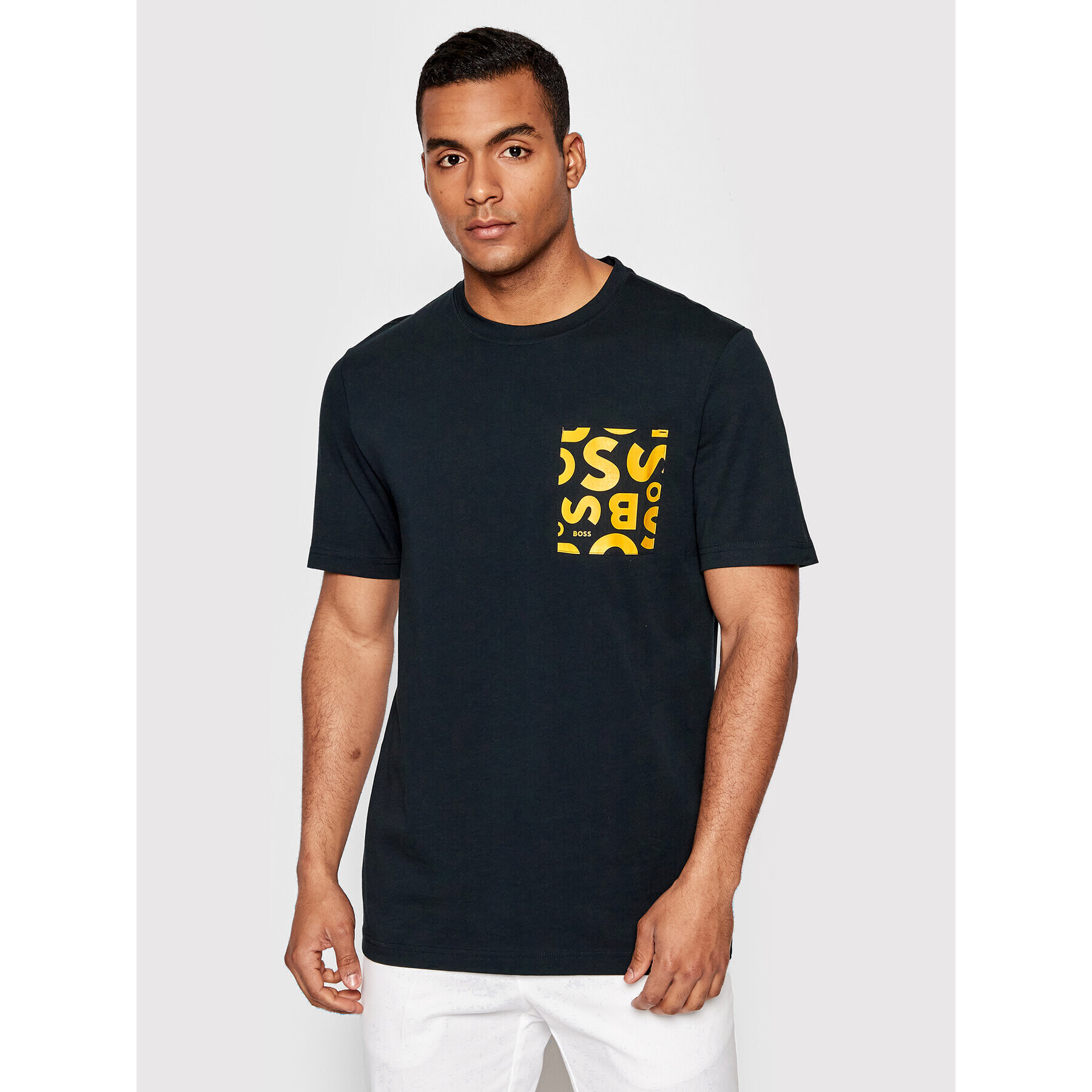 Boss T-Shirt Tiburt 300 50471721 Tmavomodrá Regular Fit - Pepit.cz