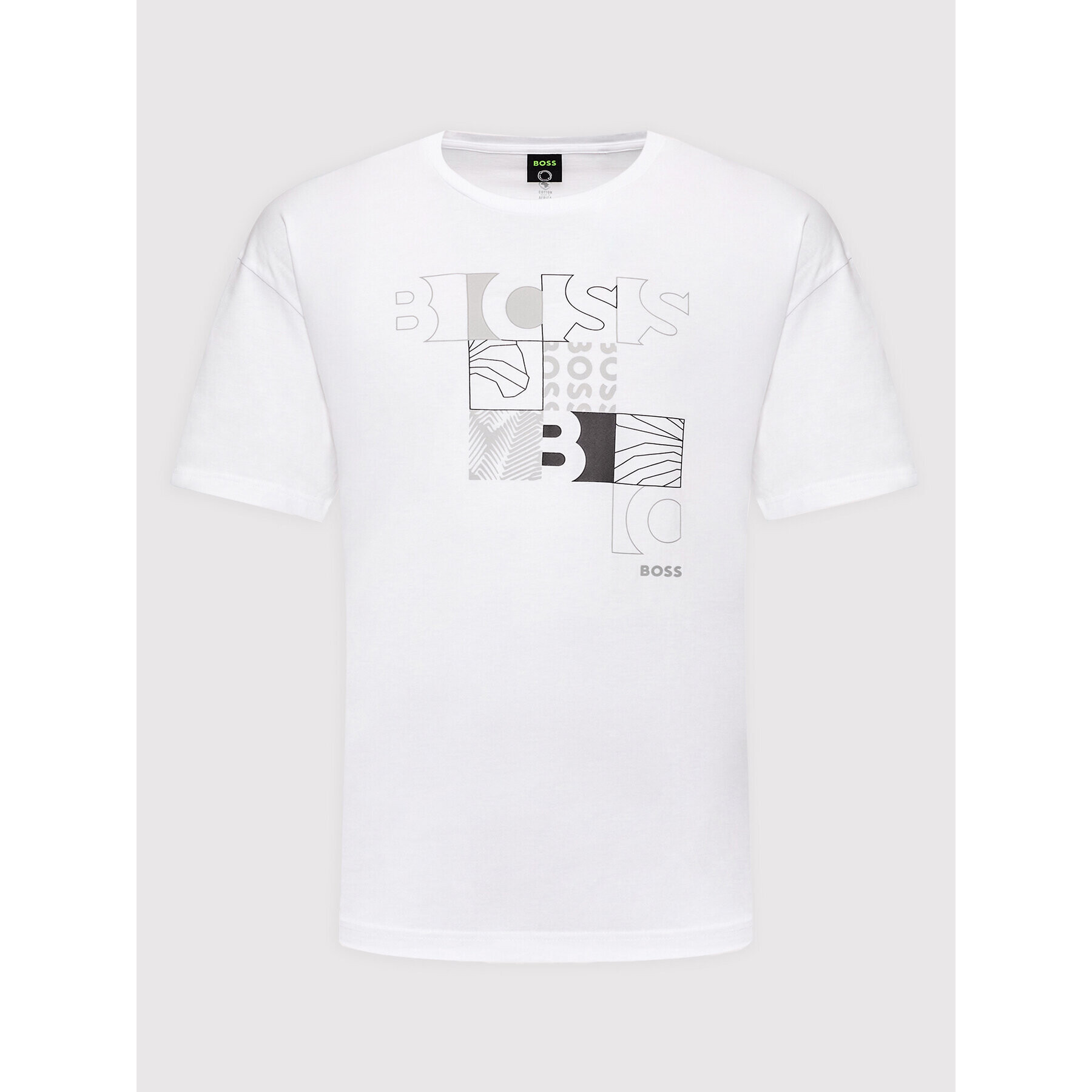 Boss T-Shirt Tirax 1 50466944 Bílá Relaxed Fit - Pepit.cz