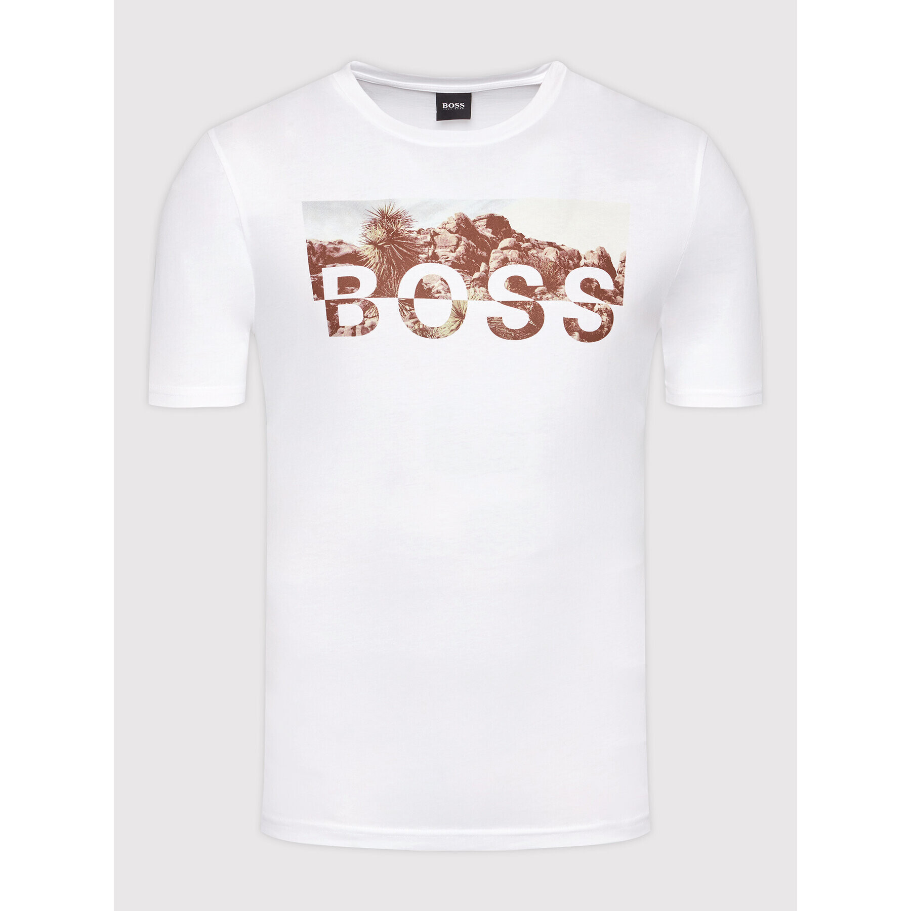 Boss T-Shirt Tyro 3 50465365 Bílá Regular Fit - Pepit.cz