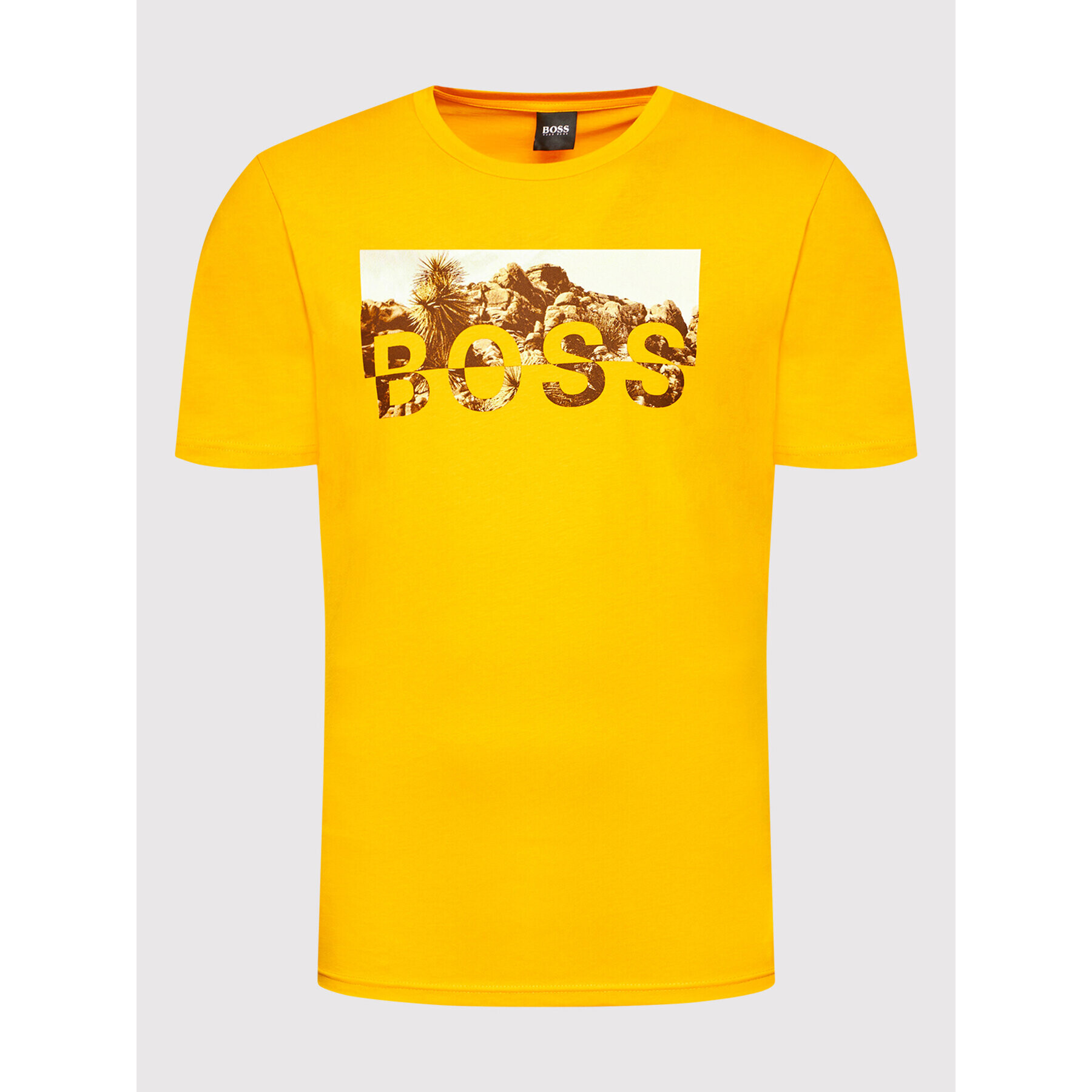 Boss T-Shirt Tyro 3 50465365 Žlutá Regular Fit - Pepit.cz