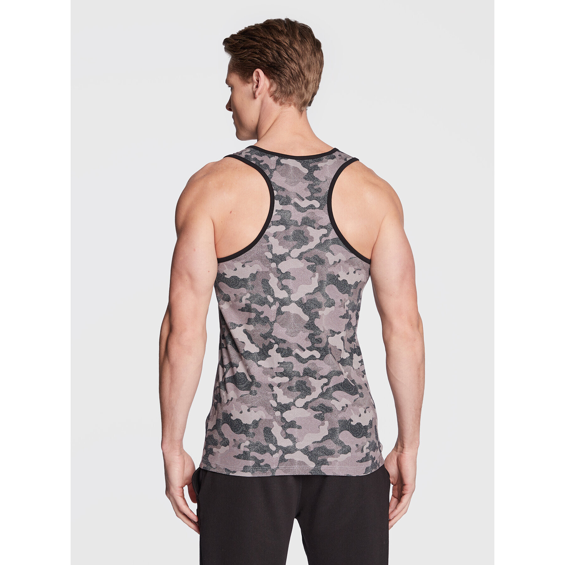 Boss Tank top NBA 50480168 Šedá Slim Fit - Pepit.cz