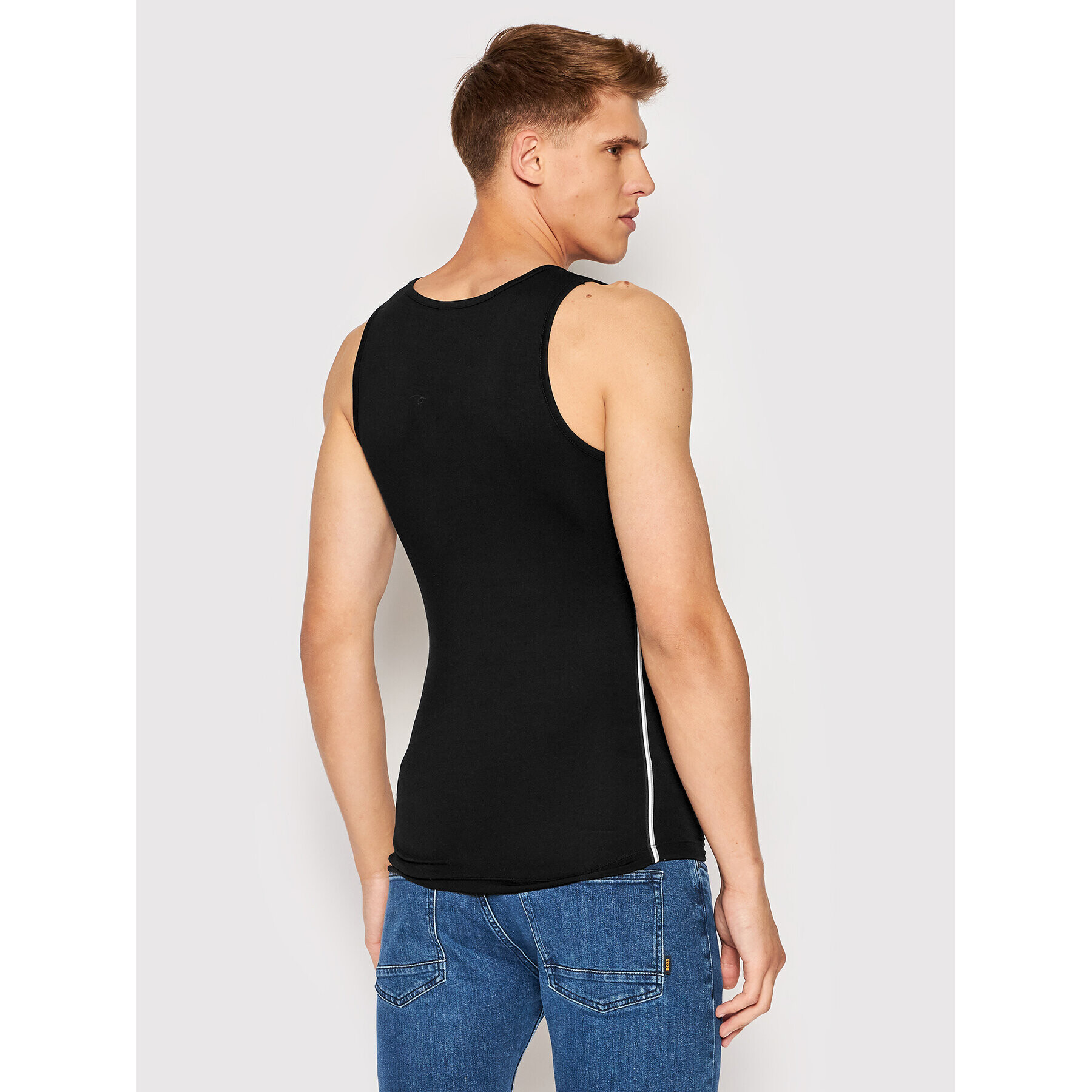 Boss Tank top Pure 50472656 Černá Regular Fit - Pepit.cz