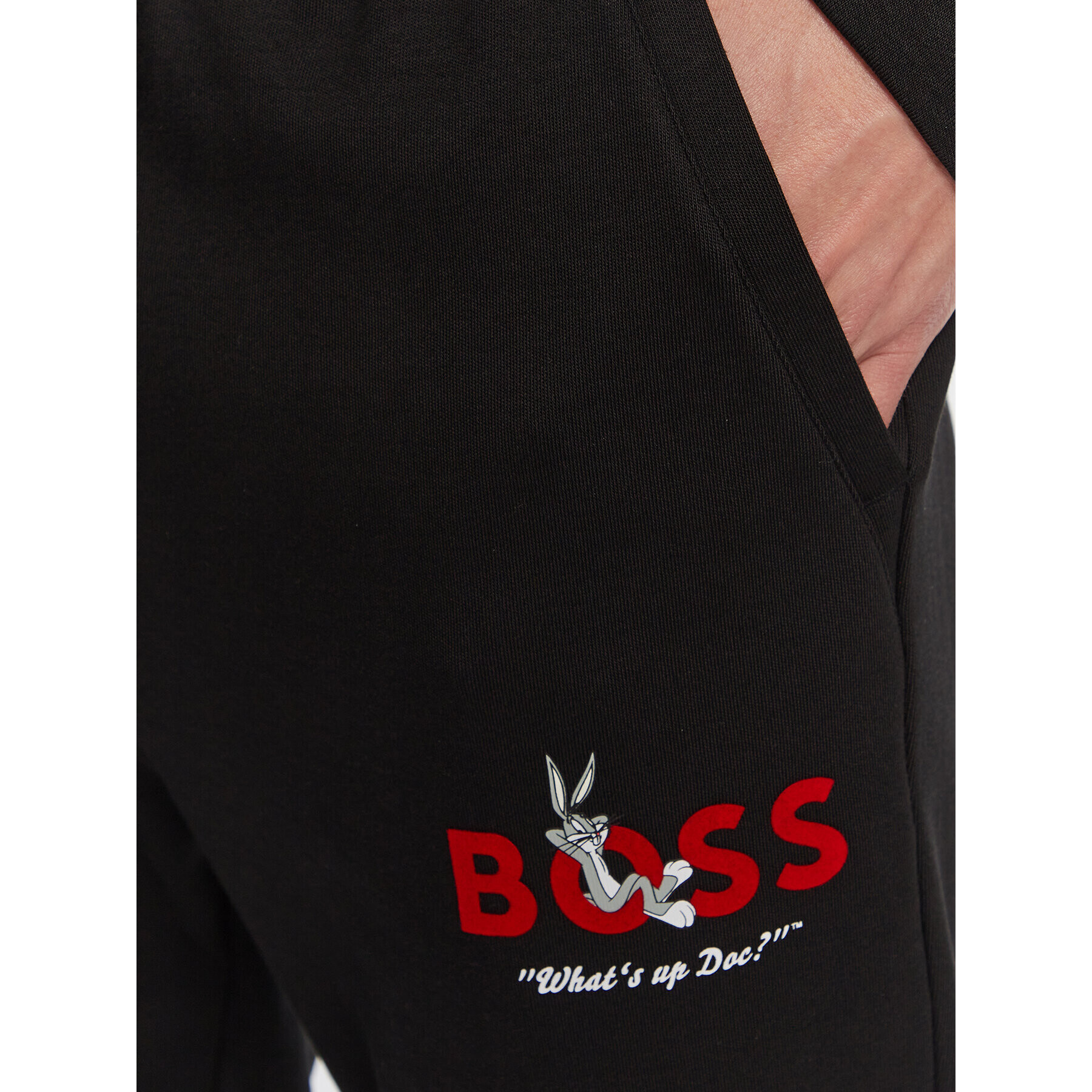 Boss Teplákové kalhoty 50486309 Černá Regular Fit - Pepit.cz