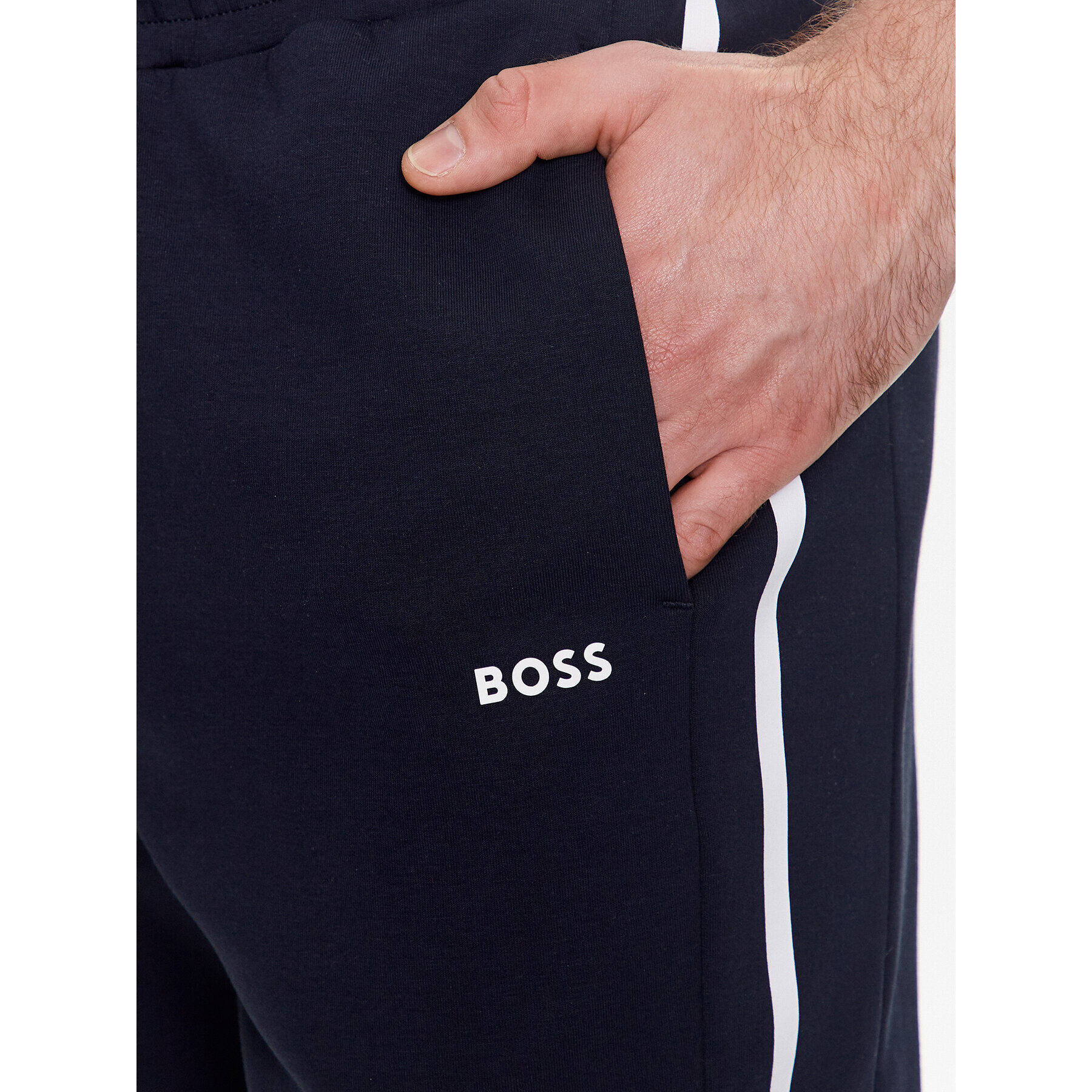 Boss Teplákové kalhoty Hadiko 1 50492763 Tmavomodrá Regular Fit - Pepit.cz