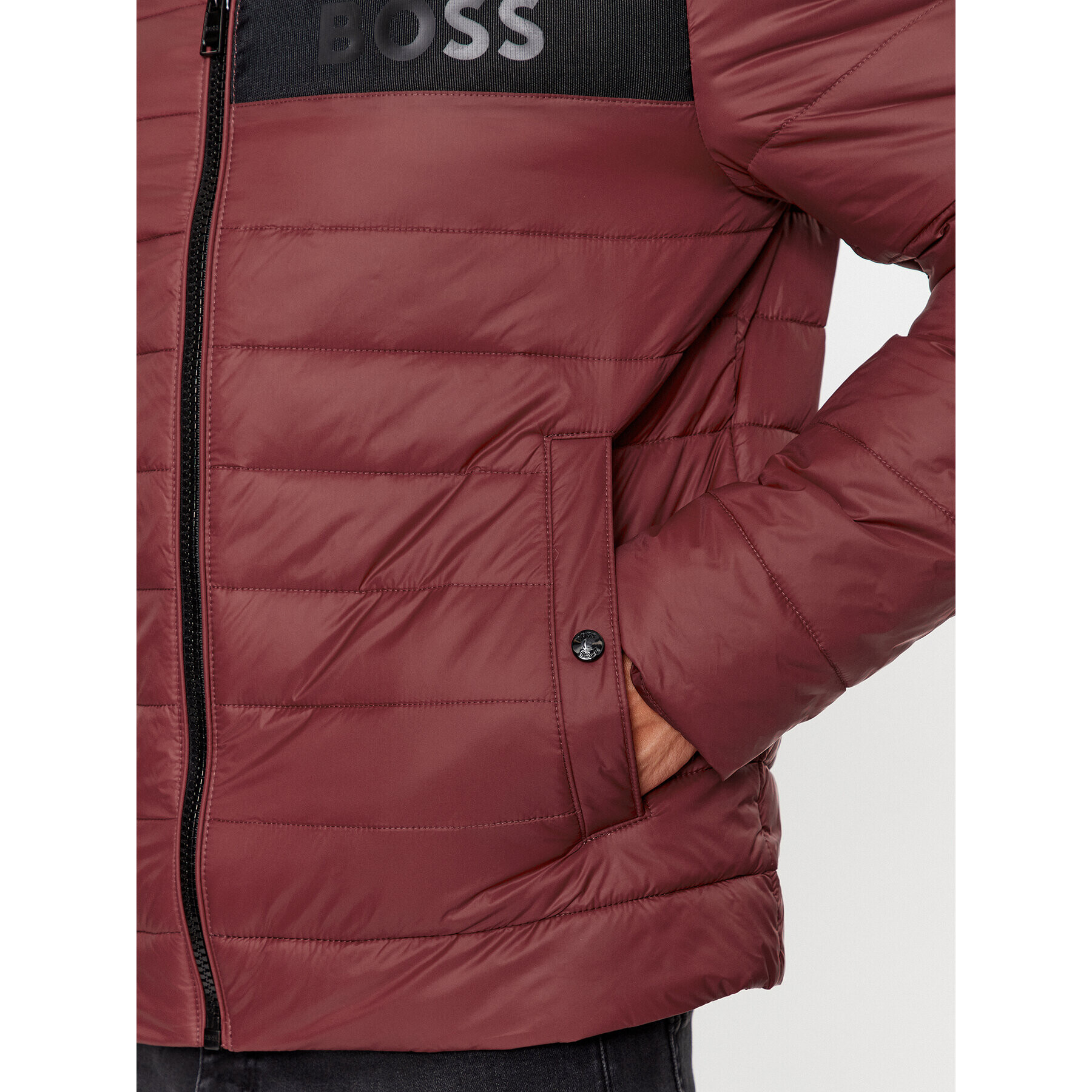 Boss Vatovaná bunda Darolus 50464308 Červená Regular Fit - Pepit.cz