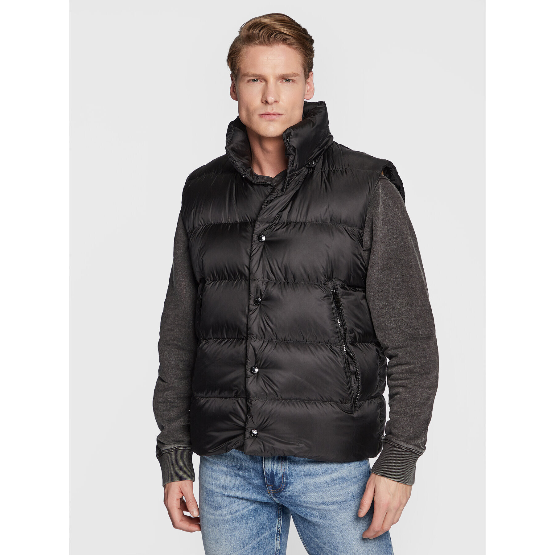 Boss Vatovaná bunda Dolson 50472781 Černá Regular Fit - Pepit.cz