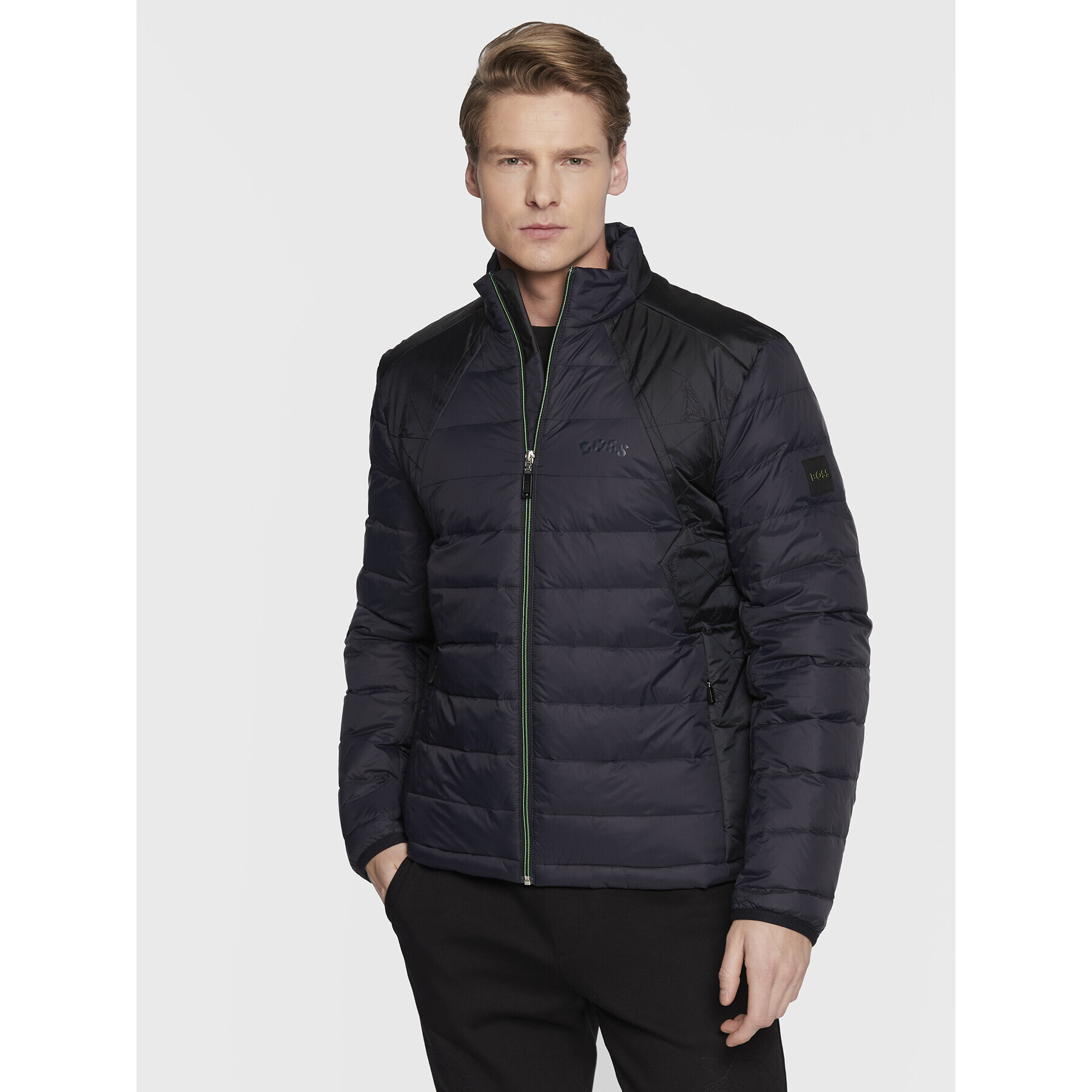 Boss Vatovaná bunda J_Sarek 50475011 Tmavomodrá Regular Fit - Pepit.cz