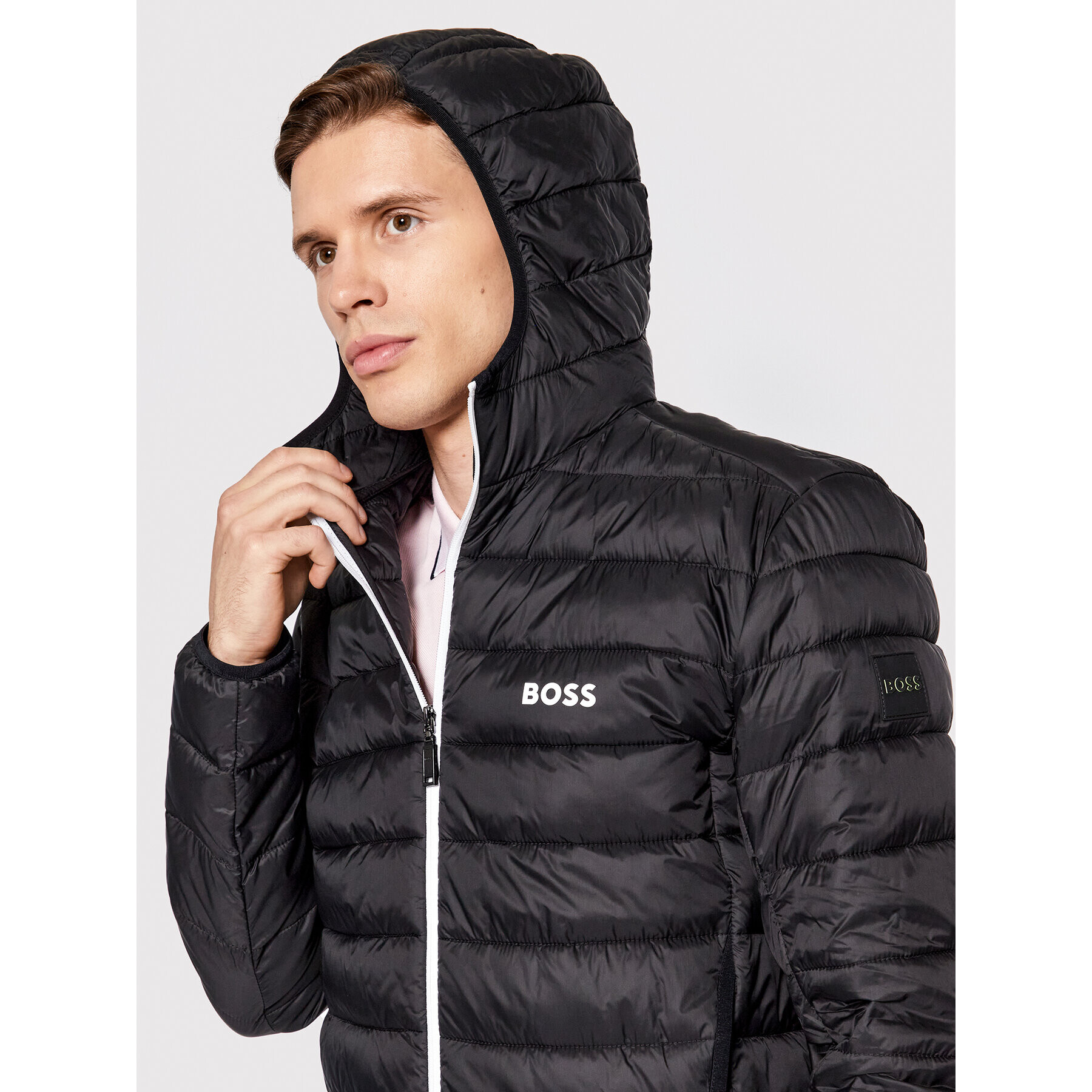 Boss Vatovaná bunda J_Thor 50472472 Černá Regular Fit - Pepit.cz