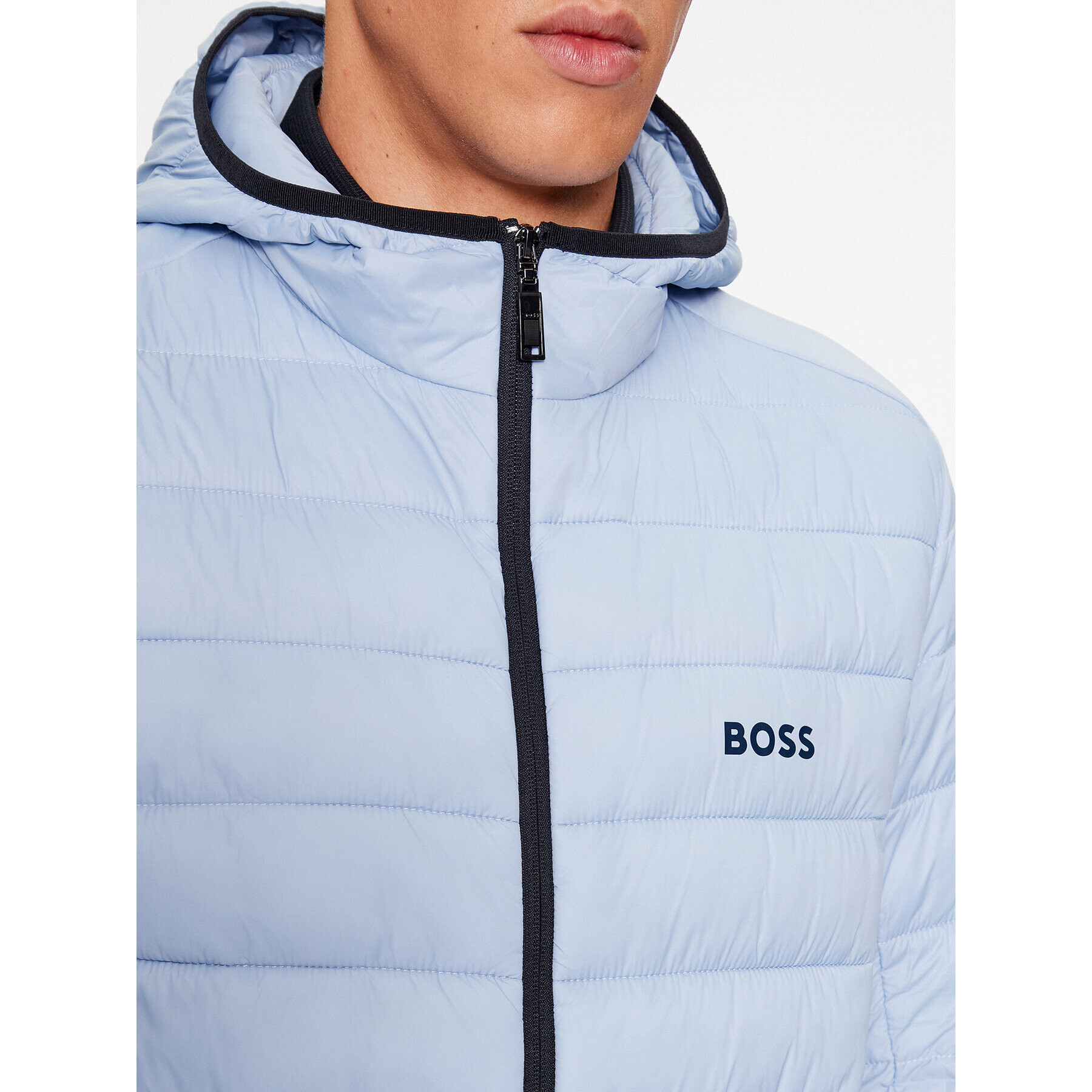 Boss Vatovaná bunda J_Thor 50472472 Modrá Regular Fit - Pepit.cz