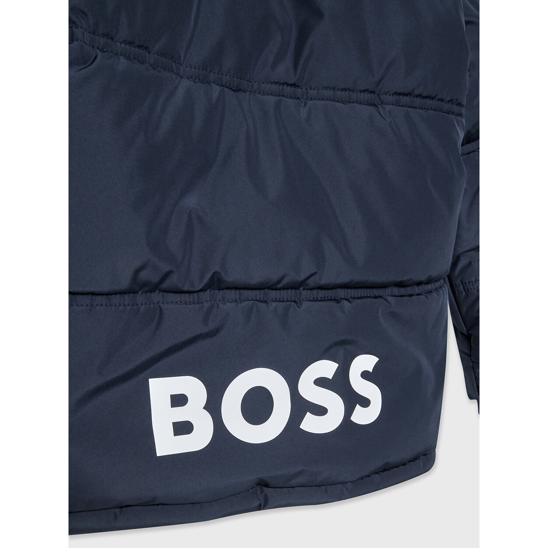 Boss Vatovaná bunda J26488 M Tmavomodrá Regular Fit - Pepit.cz