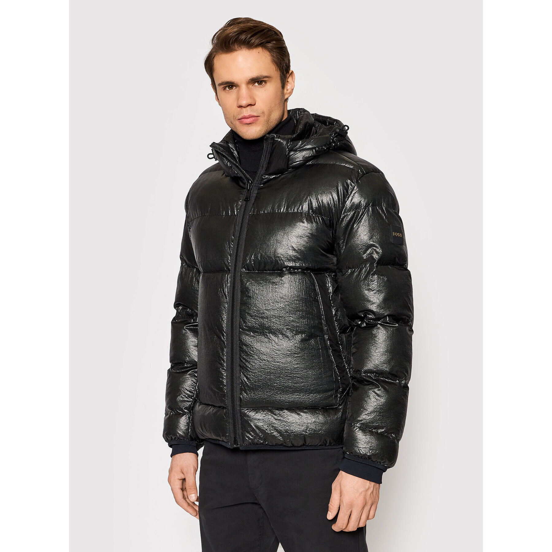 Boss Vatovaná bunda Omnio-D 50460751 Černá Regular Fit - Pepit.cz