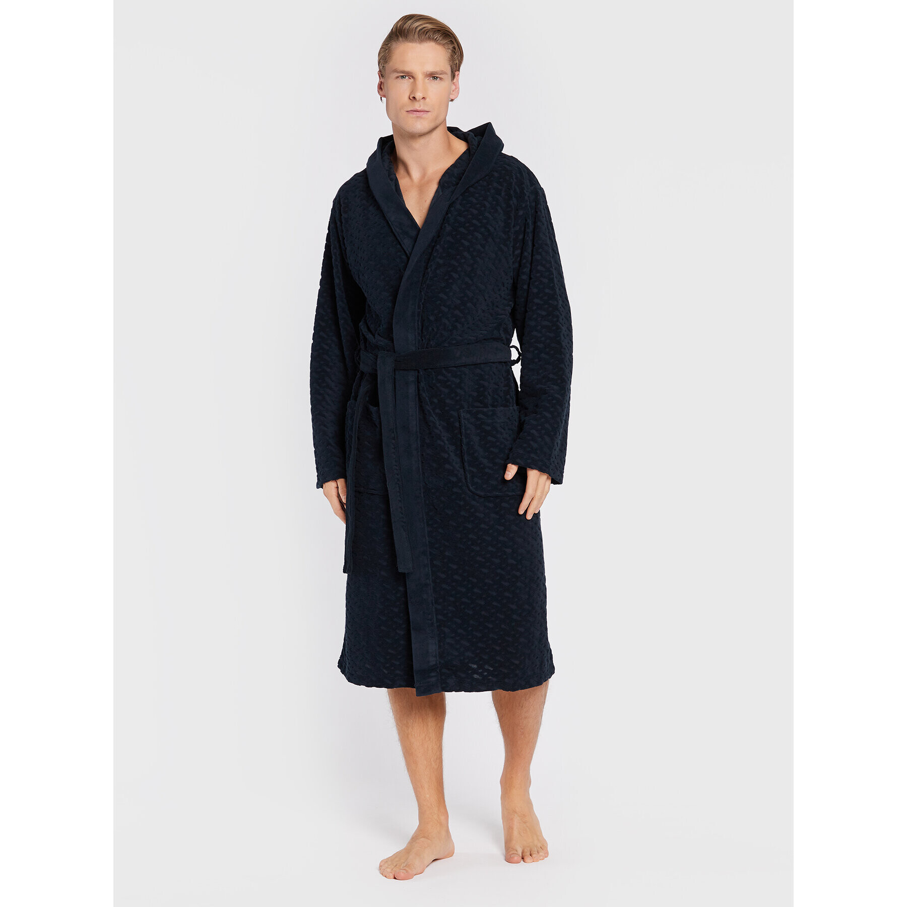 Boss Župan Fashion Robe 50479411 Tmavomodrá - Pepit.cz