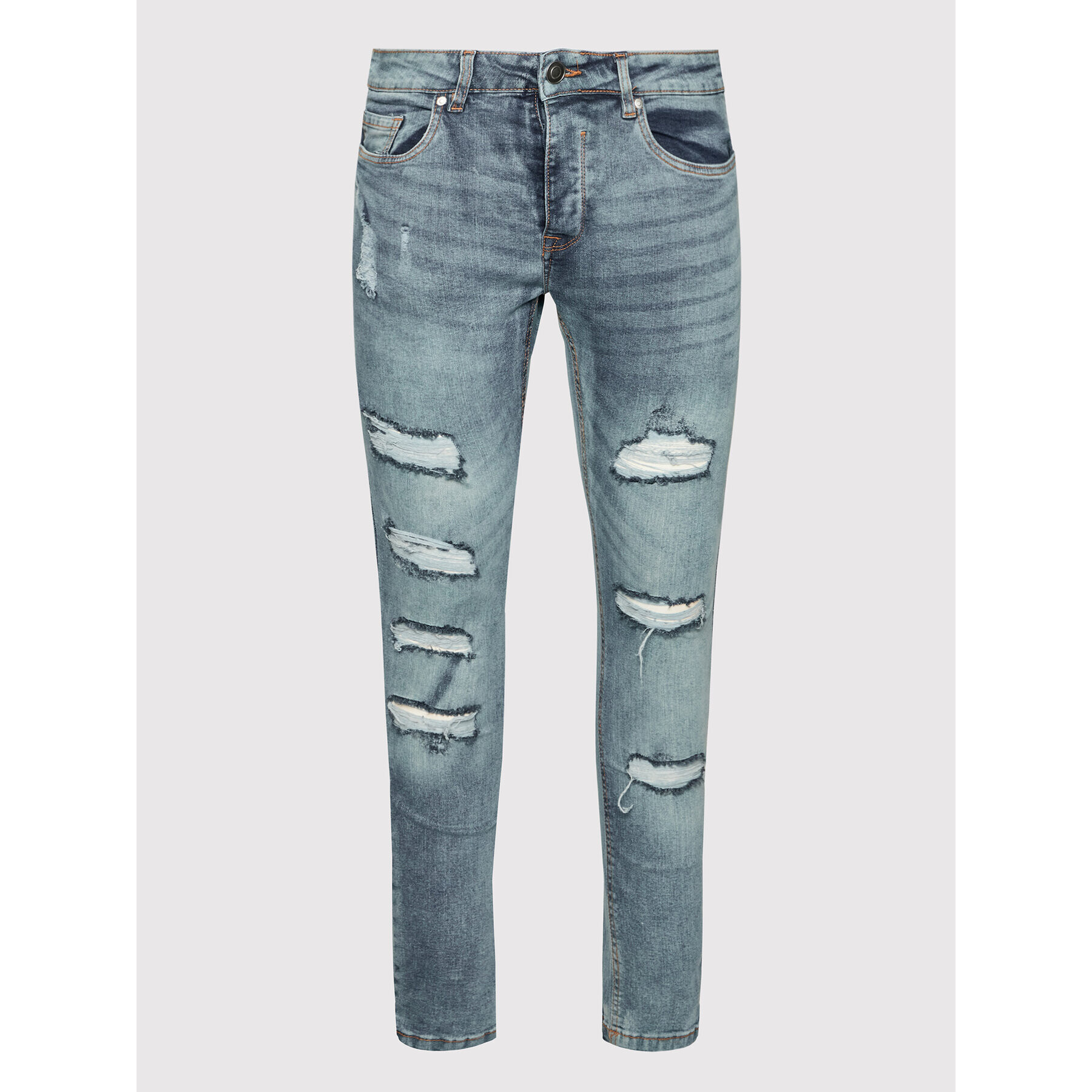 Brave Soul Jeansy MJN-LEYLAND Tmavomodrá Skinny Fit - Pepit.cz