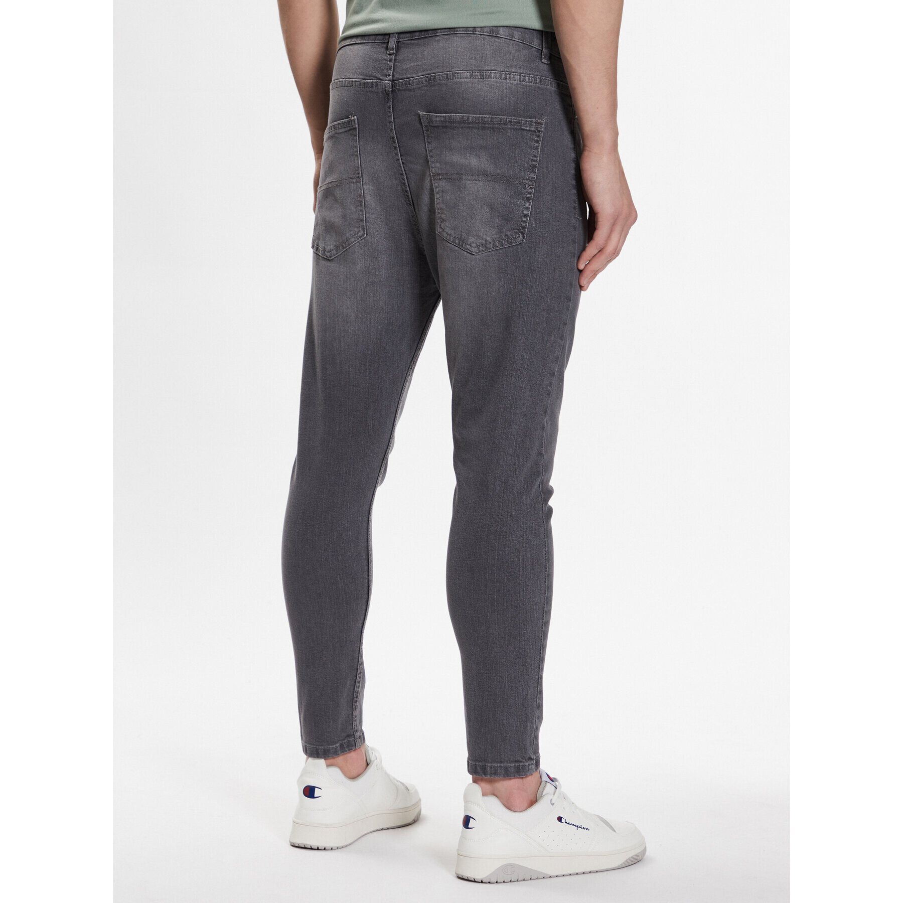 Brave Soul Jeansy MJN-MADISONCROPG Šedá Skinny Fit - Pepit.cz