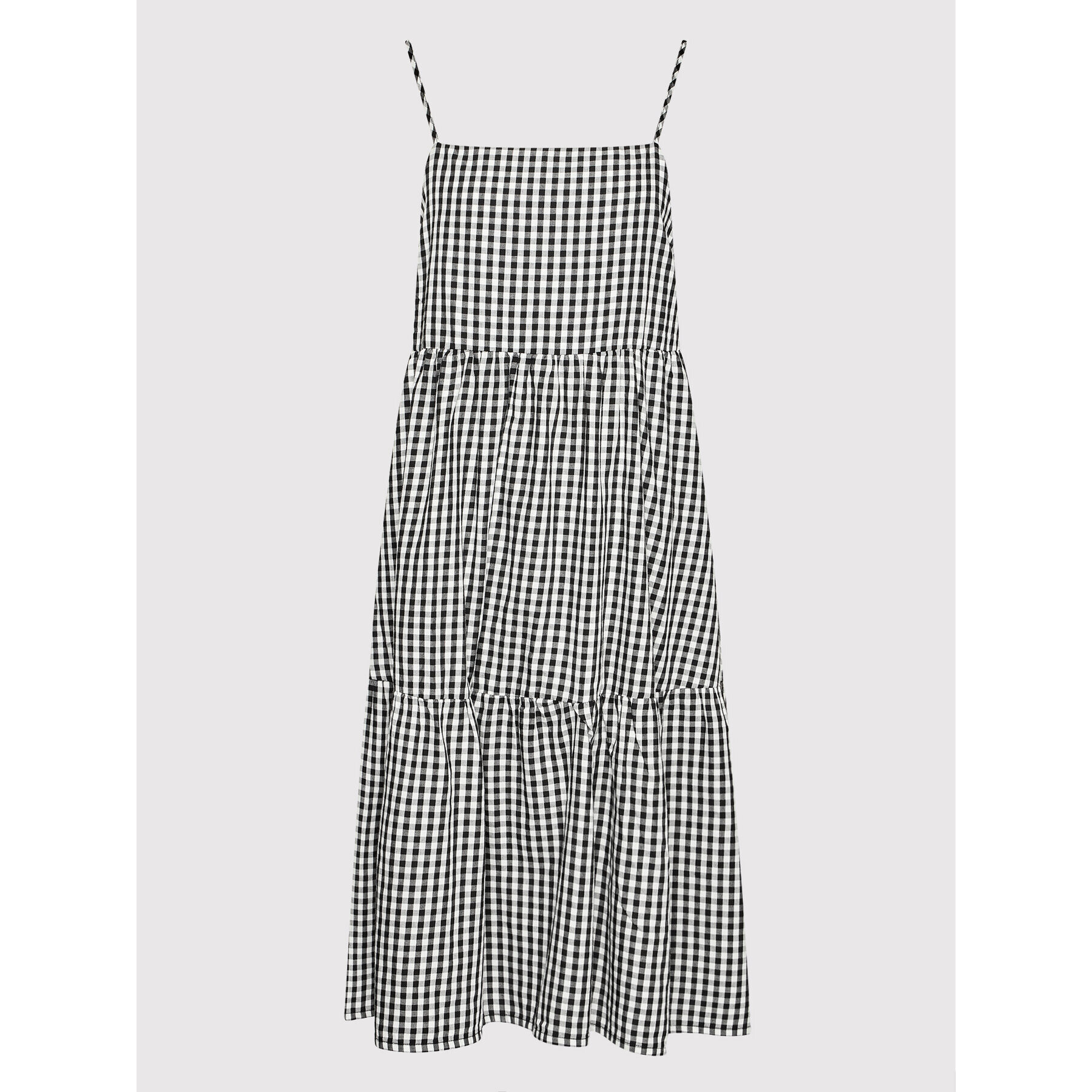 Brixton Letní šaty Gingham 04290 Černá Regular Fit - Pepit.cz