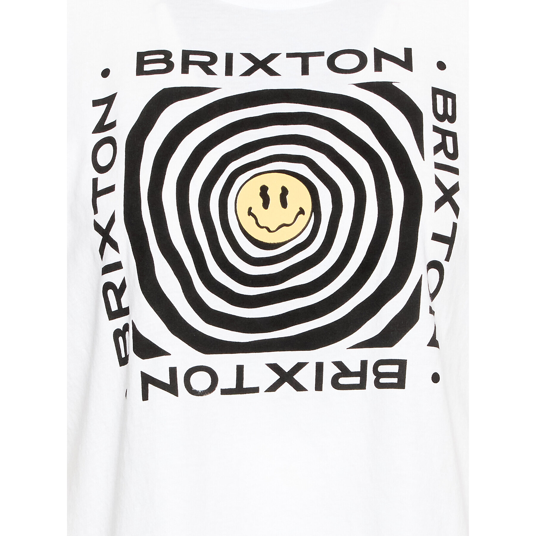 Brixton T-Shirt Dizzy 16867 Bílá Regular Fit - Pepit.cz