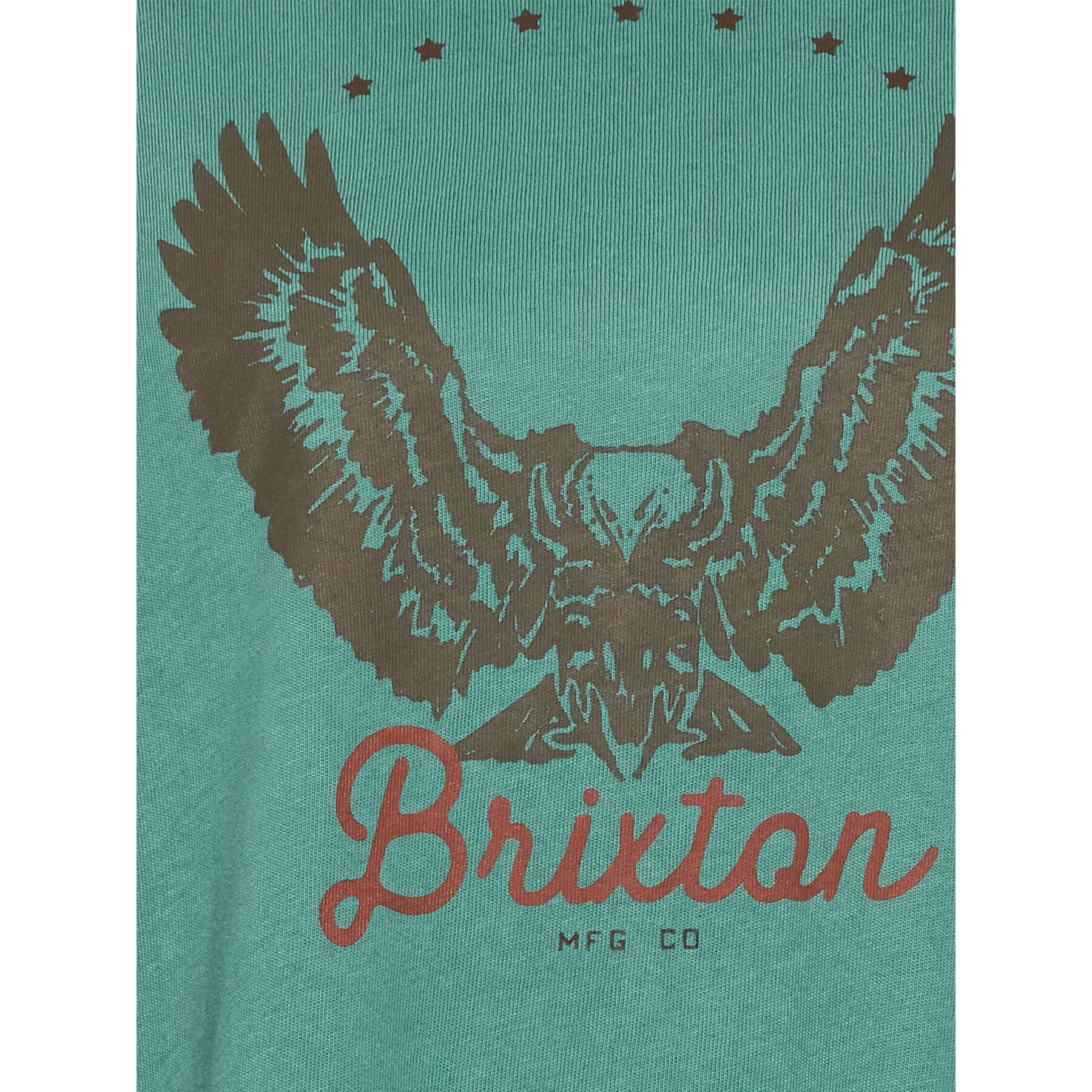 Brixton T-Shirt Freebird 16794 Zelená Oversize - Pepit.cz