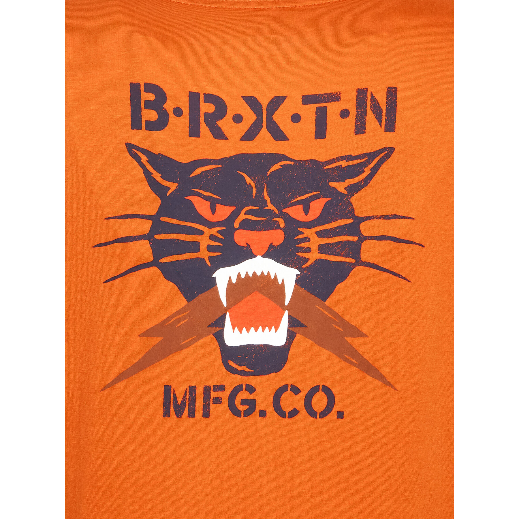 Brixton T-Shirt Sparks 16861 Oranžová Regular Fit - Pepit.cz