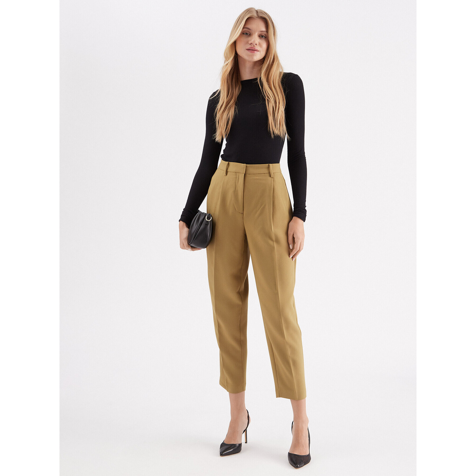 Bruuns Bazaar Halenka Angela BBW1071N Černá Slim Fit - Pepit.cz