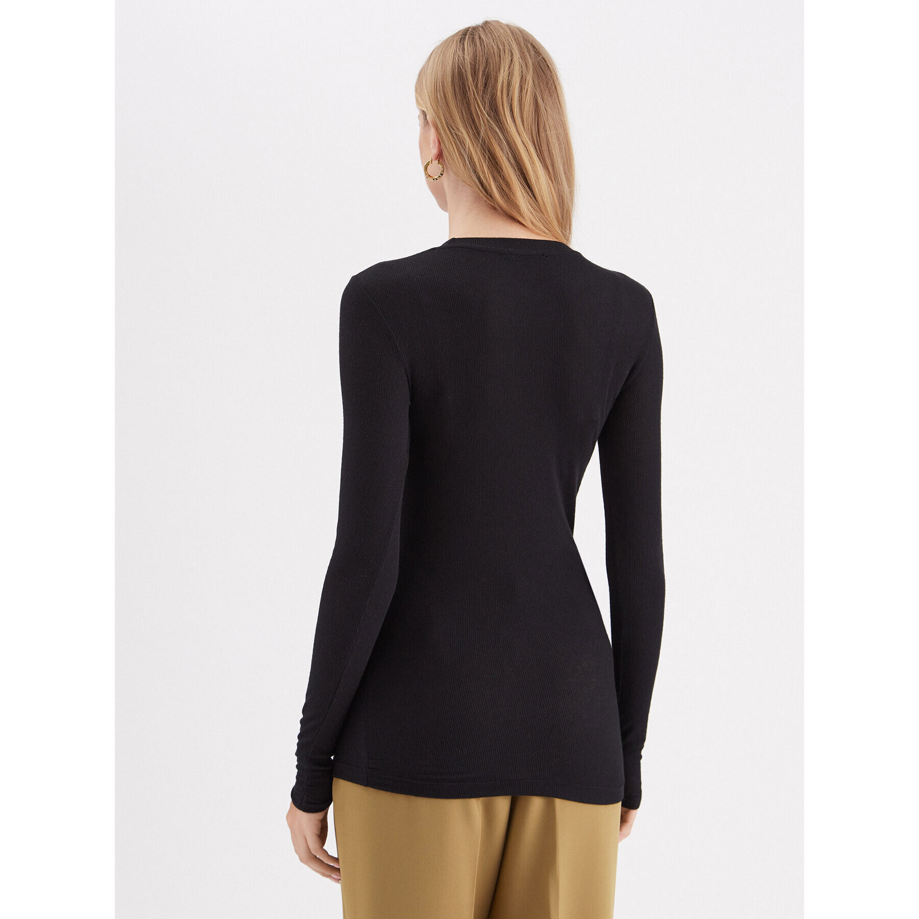 Bruuns Bazaar Halenka Angela BBW1071N Černá Slim Fit - Pepit.cz