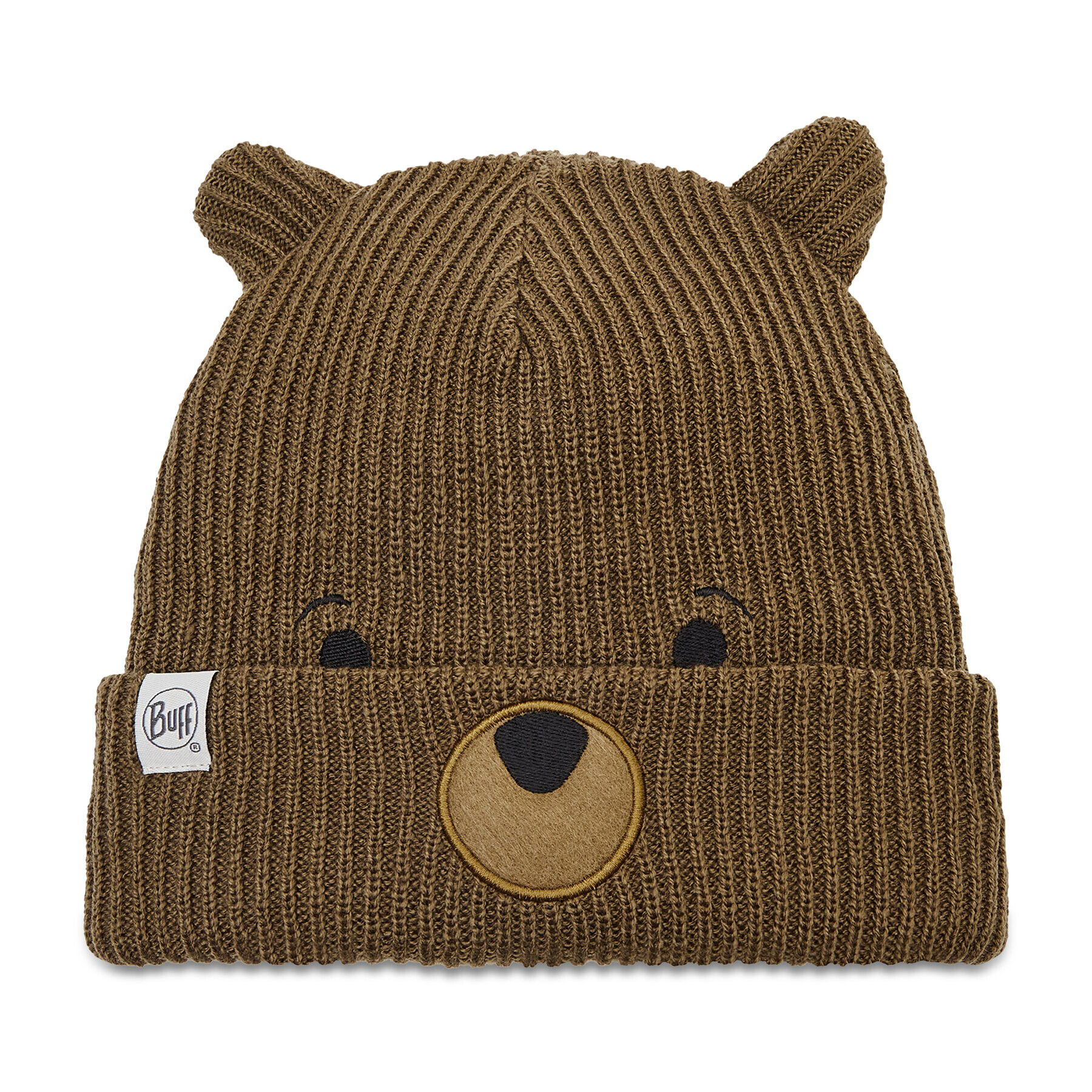 Buff Čepice Knitted Hat Funn Bear 120867.311.10.00 Hnědá - Pepit.cz