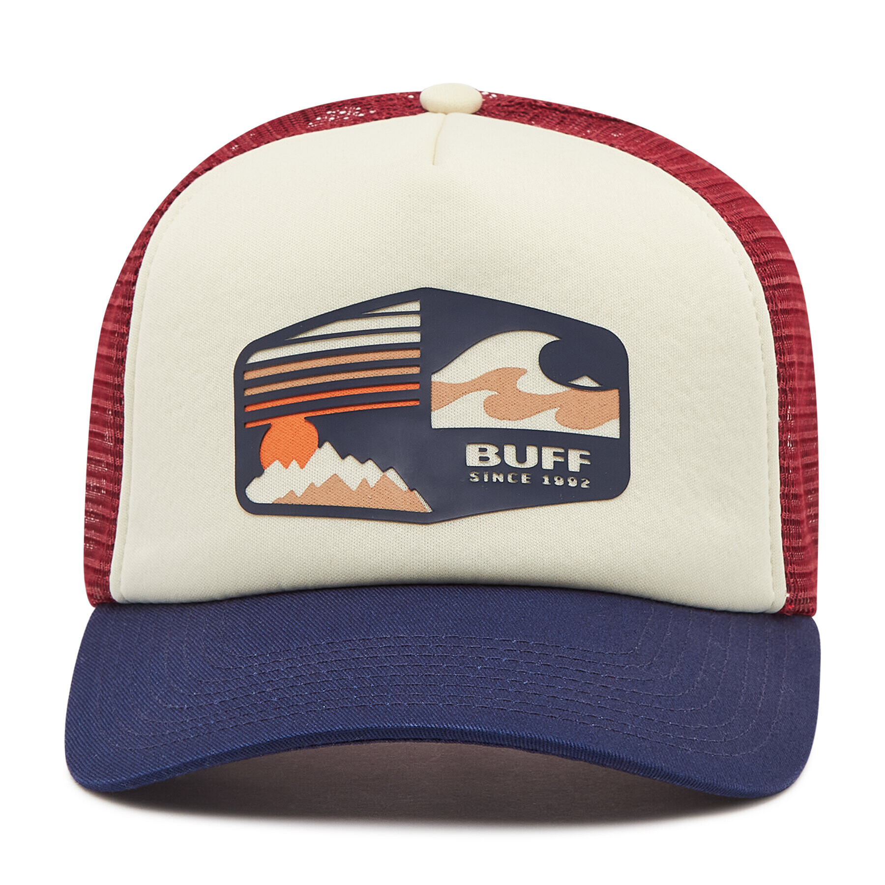 Buff Kšiltovka Trucker Cap 125363.555.30.00 Bordó - Pepit.cz